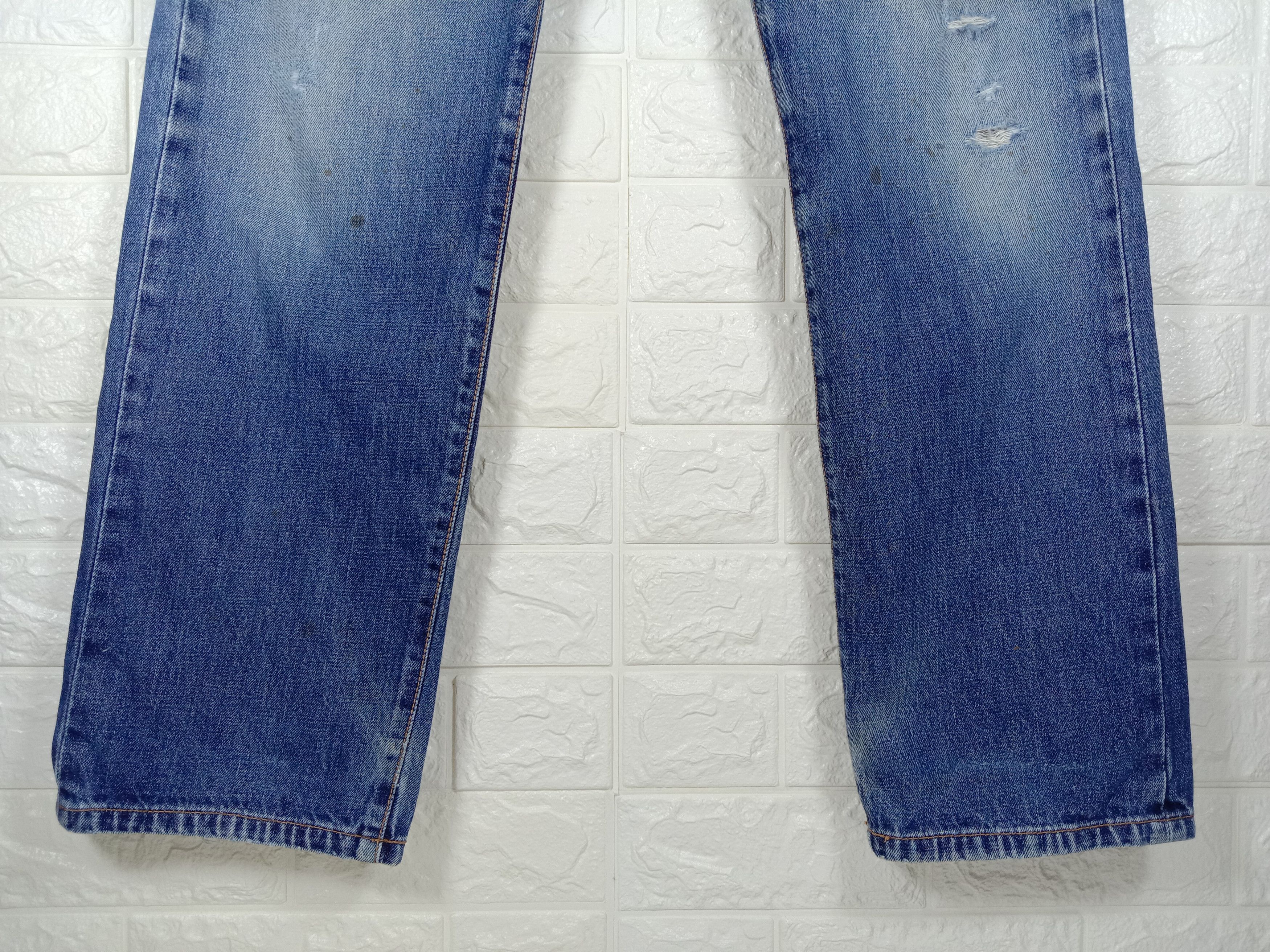 Edwin Vintage Edwin 505x Selvedge Orange Tab Distressed Jeans Size US 32 / EU 48 - 5 Thumbnail