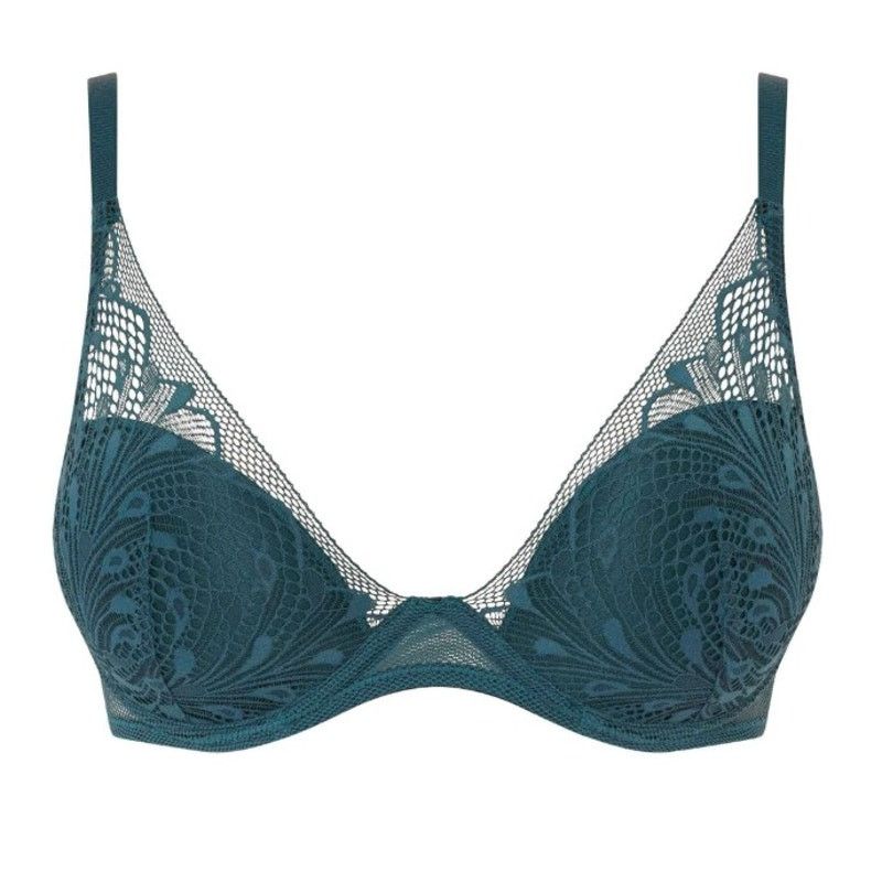 Other NWT Passionata Blue Ming Thelma Plunge T-Shirt Bra 36DDD Size ONE SIZE - 1 Thumbnail