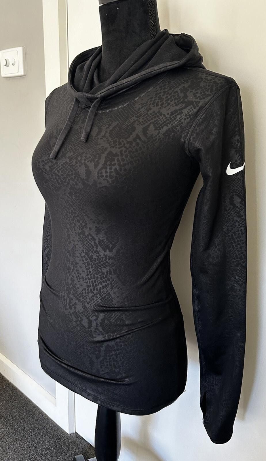 Nike Nike Women's pullover Hoodie Black Animal Print - Size XS Size XS / US 0-2 / IT 36-38 - 3 Thumbnail