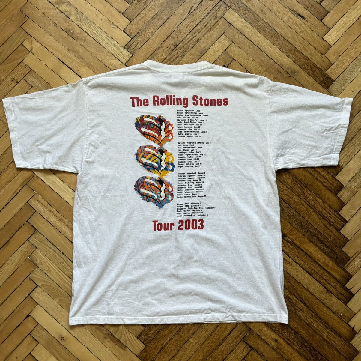 Hysteric Glamour Vintage 2002 The Rolling Stones T-Shirt Tour Jerzees Tag Size US XL / EU 56 / 4 - 2 Thumbnail