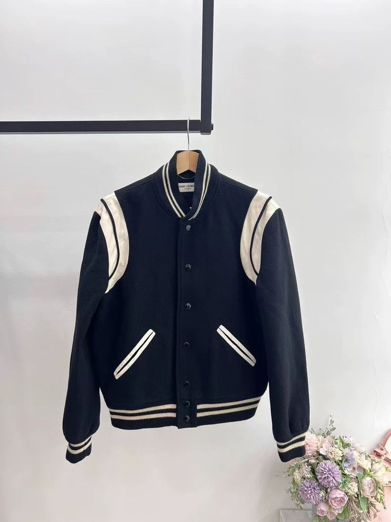 Saint Laurent Paris Saint Laurent Paris Classic baseball jacket-2506 Size US S / EU 44-46 / 1 - 1 Thumbnail