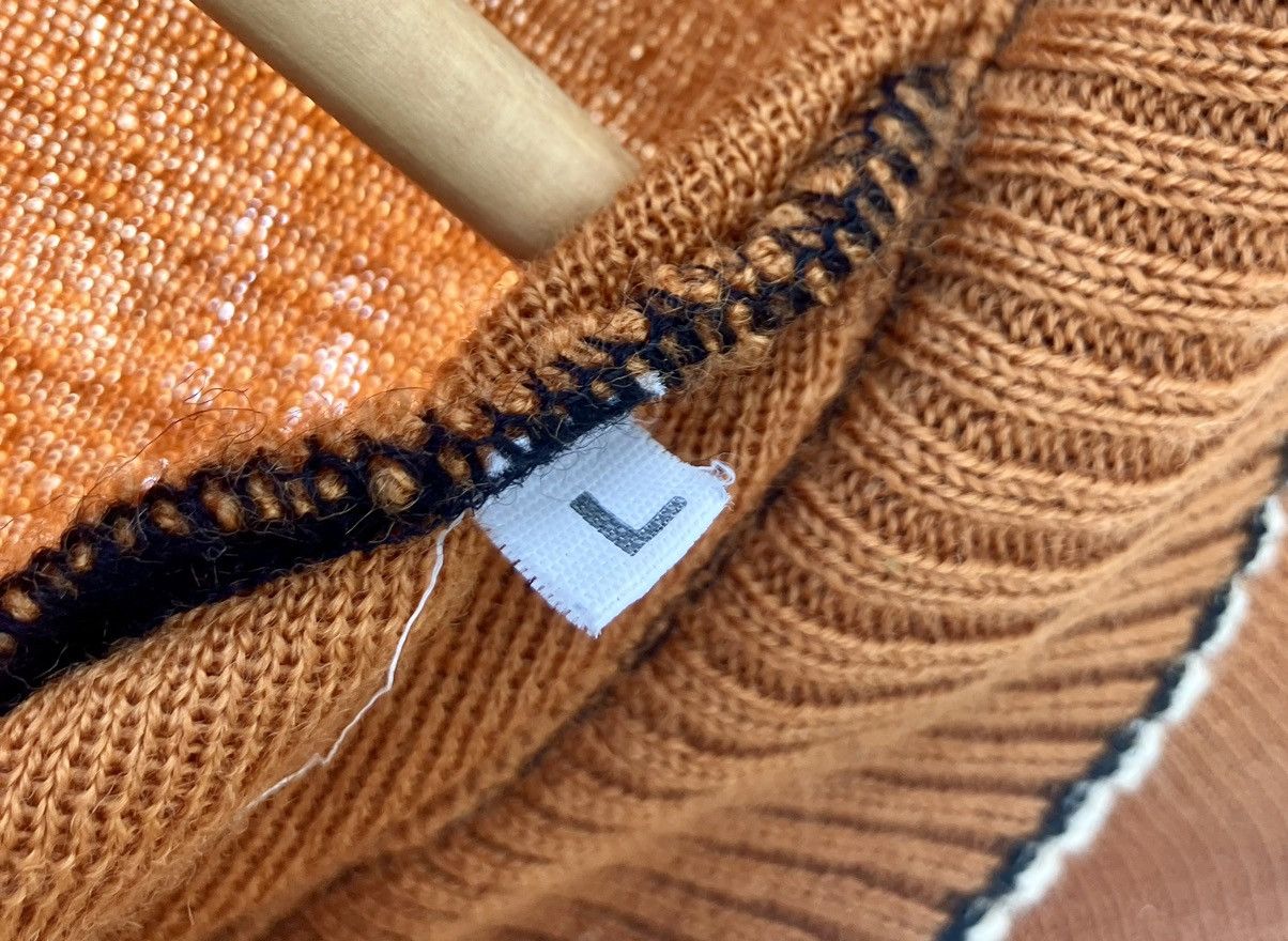 AMI AMI Mattiussi Wool Jumper RRP $300 NEW Orange Mr Porter Size US L / EU 52-54 / 3 - 8 Thumbnail