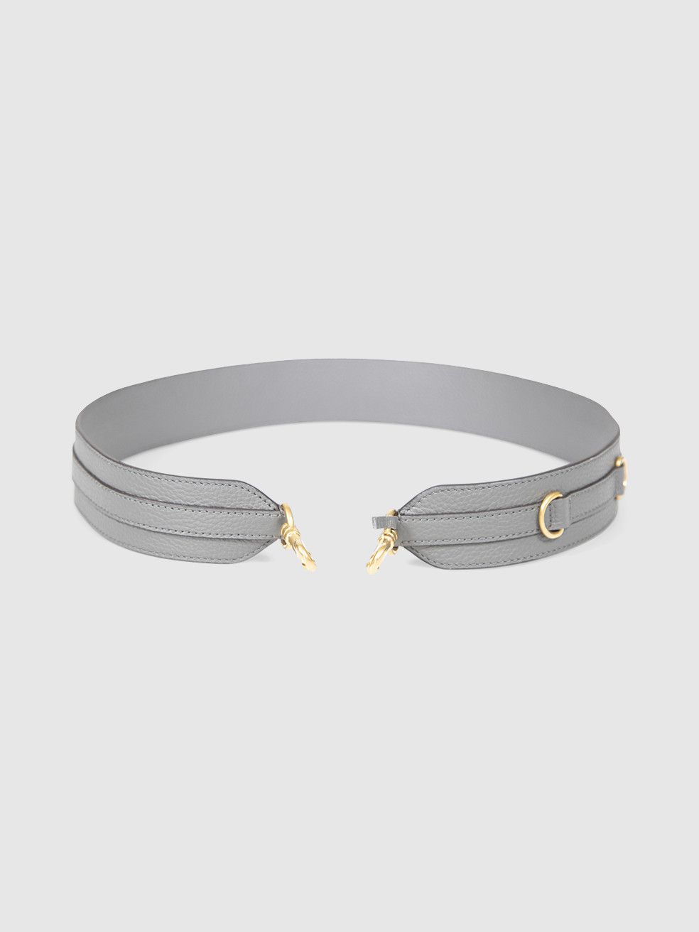 Mulberry Grey Leather Bag Strap Size ONE SIZE - 1 Thumbnail