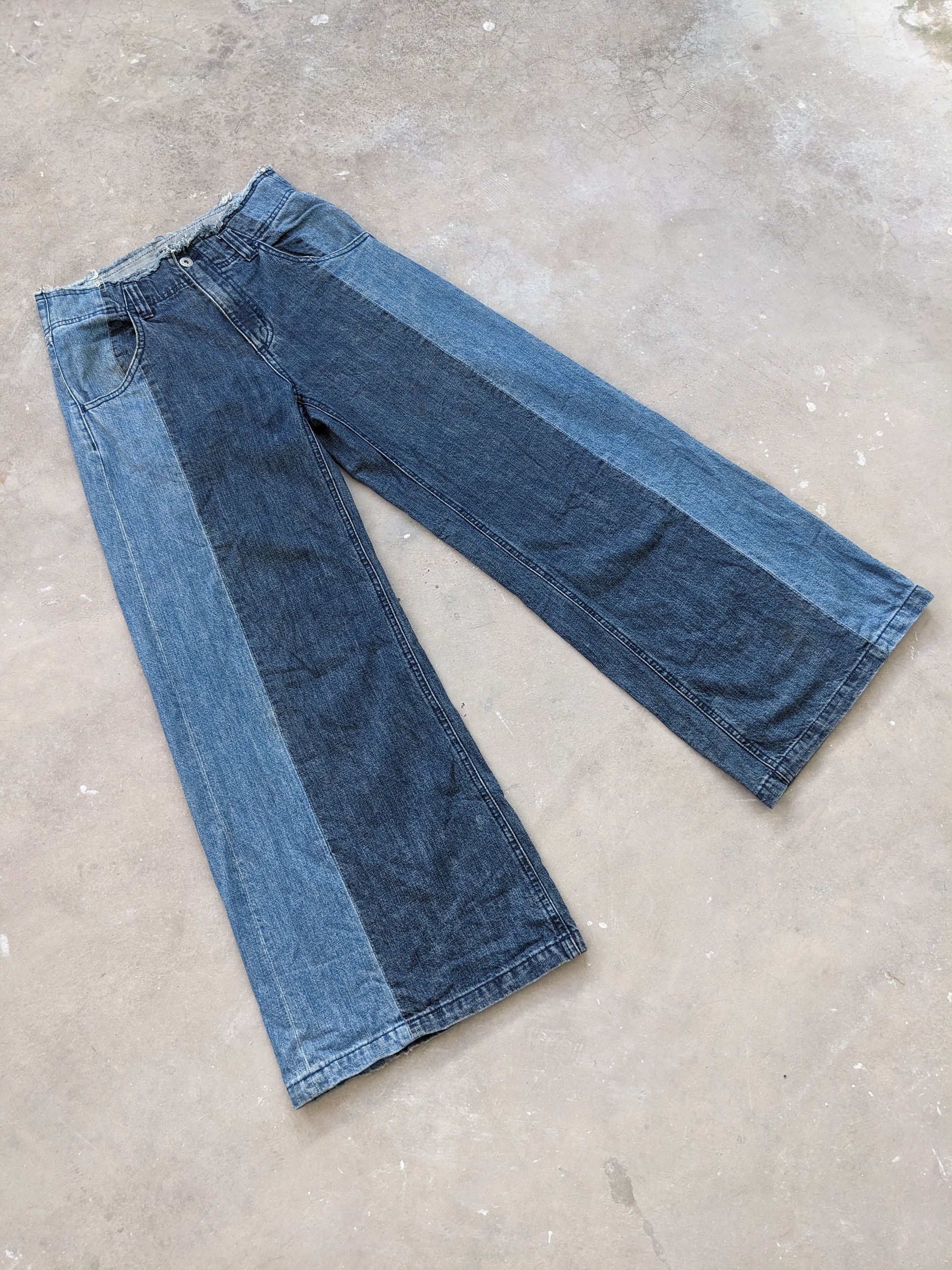 Japanese Brand × Vintage Vintage Baggy Jeans Custom Made by Natural Beauty Basic Size 28" / US 6 / IT 42 - 3 Thumbnail