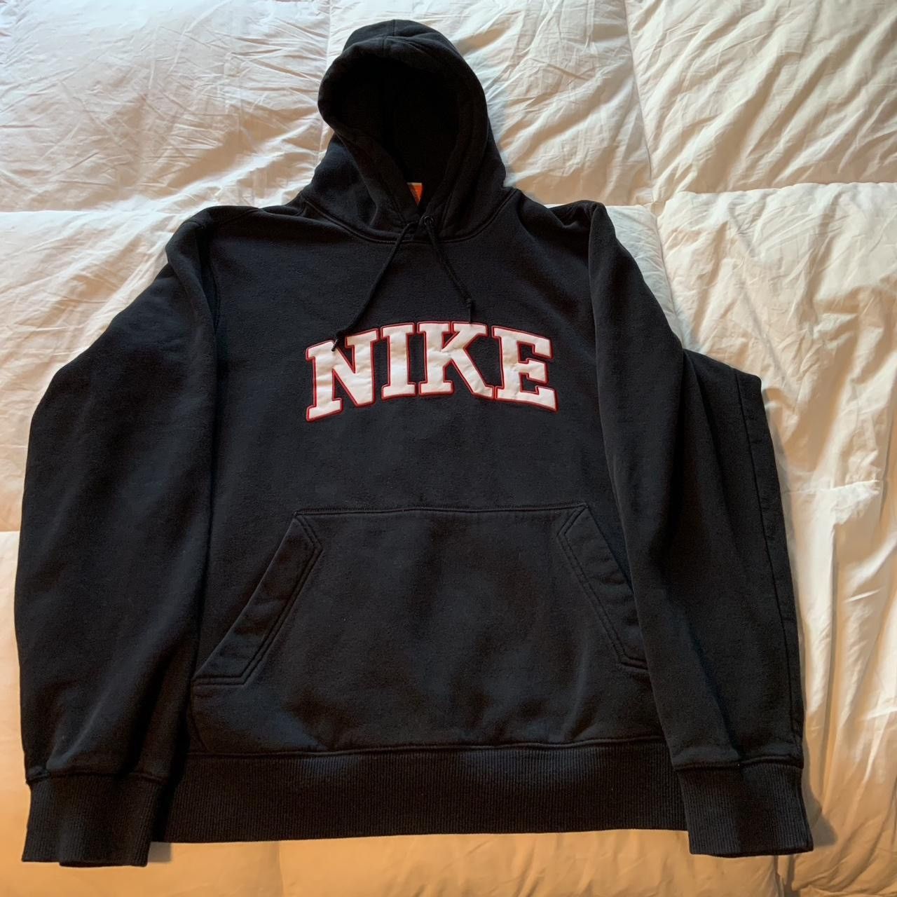 Nike Vintage Early Y2K Nike Spell Out Hoodie Size US XL / EU 56 / 4 - 1 Thumbnail