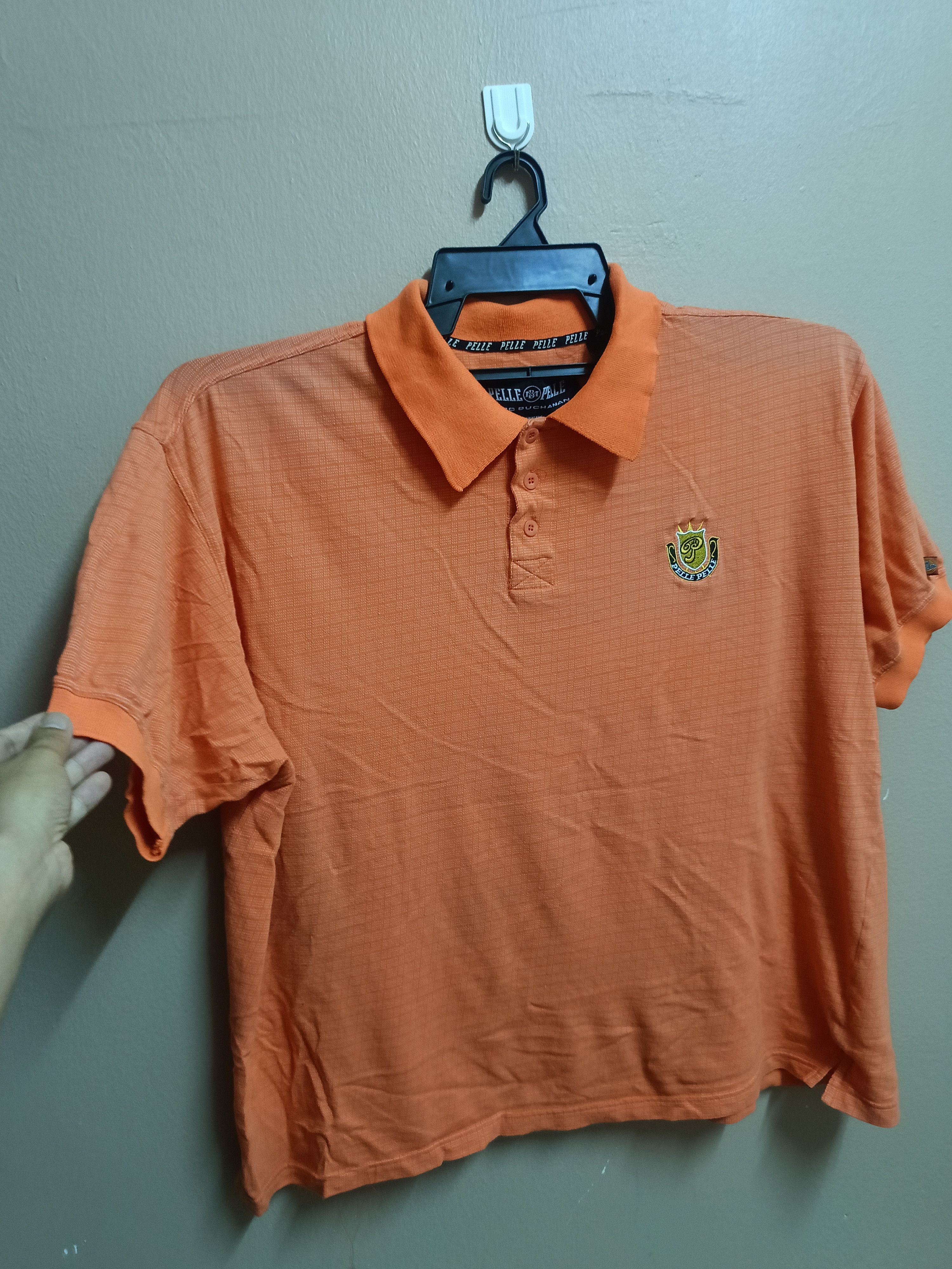 Marc Buchanan × Pelle Pelle × Rap Tees Pelle Pelle Marc Buchanan Big logo Collar shirt Size US L / EU 52-54 / 3 - 4 Thumbnail