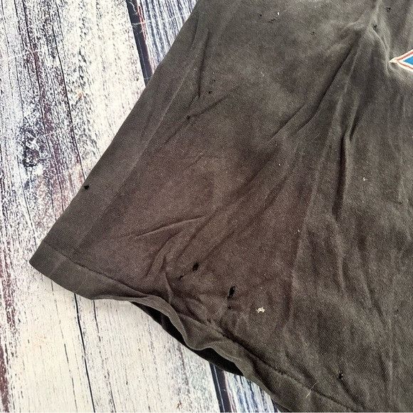 Vintage Vintage 1992 Black Super Bowl Graphic Distressed Tee Size US XL / EU 56 / 4 - 3 Thumbnail