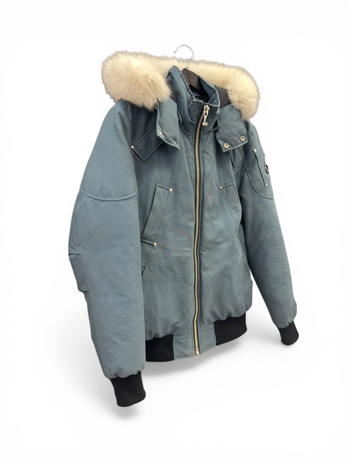 Moose Knuckles Moose Knuckles Gray Fur Jacket Size US L / EU 52-54 / 3 - 3 Thumbnail