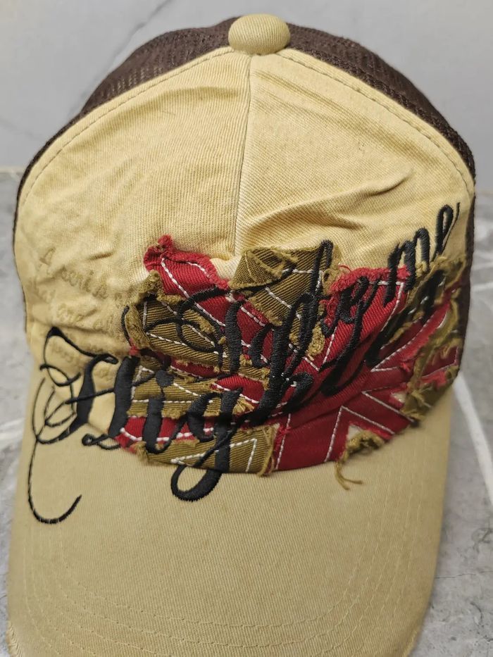 Japanese Brand Vintage Take Me Highter Distressed Style Cap Hat Size ONE SIZE - 4 Thumbnail
