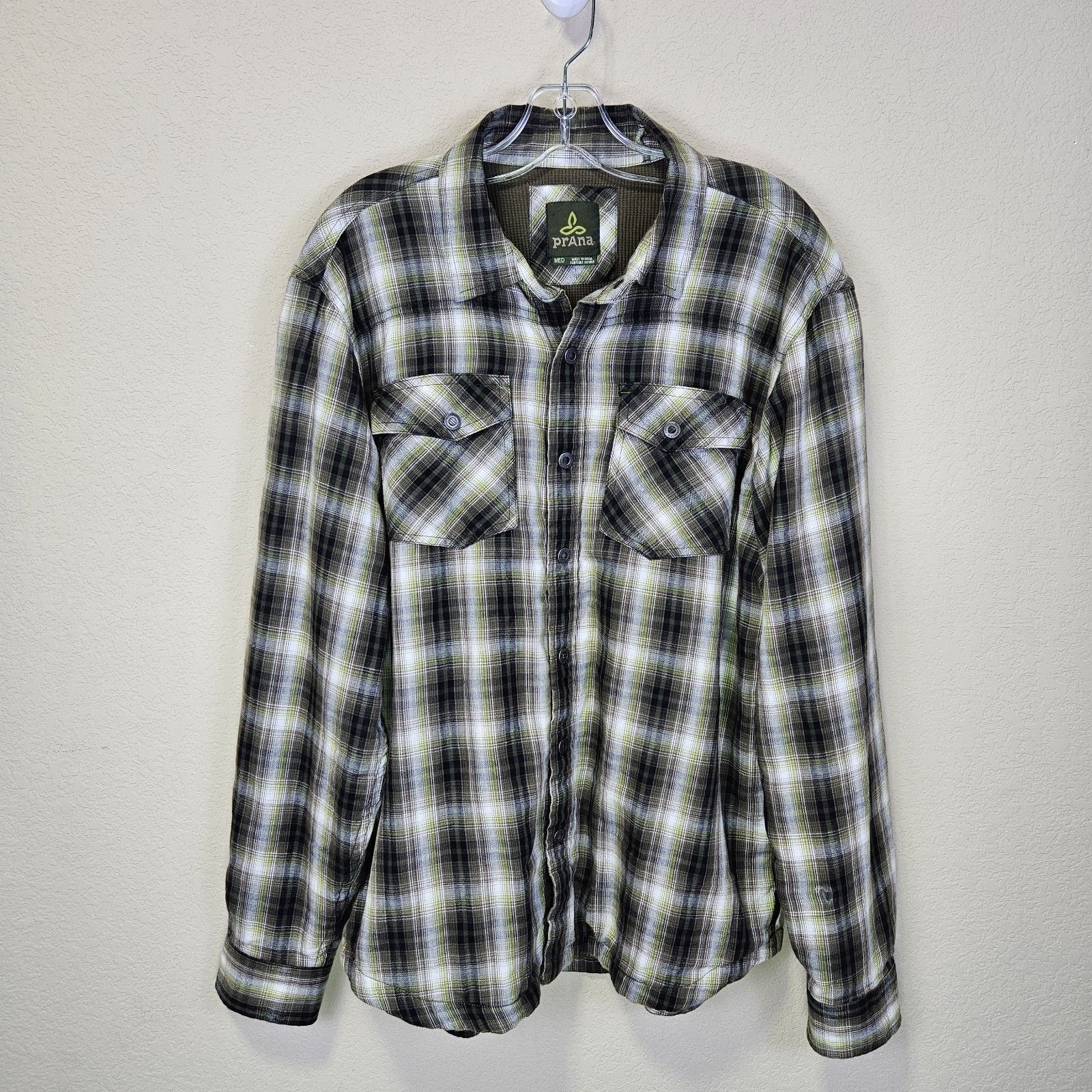 Prana PRANA Asylum Plaid Snap Flannel Shacket Thermal Lined Size US M / EU 48-50 / 2 - 4 Thumbnail