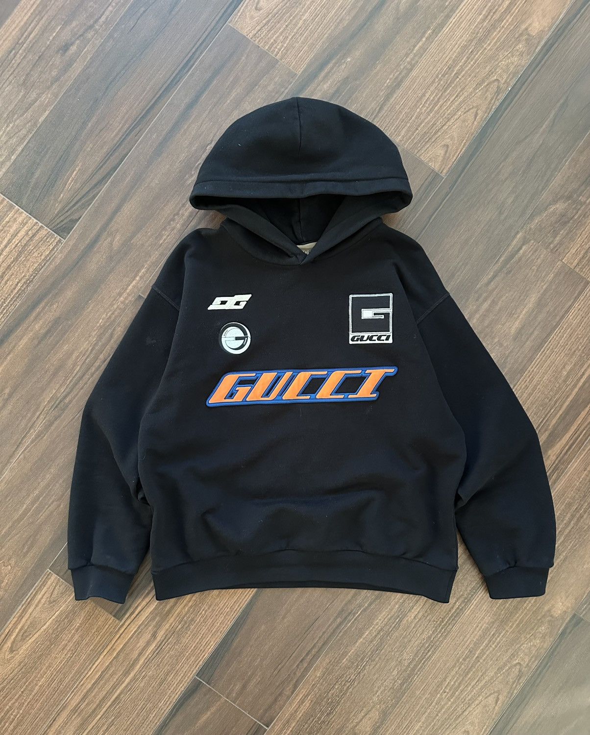 Gucci Gucci Cotton Jersey Hoodie Stripe M Size US M / EU 48-50 / 2 - 1 Thumbnail