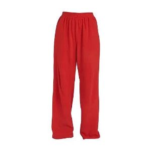 image of Balenciaga O1Mt1Gz0424 Cosy Pyjama Pants In Red, Women's (Size 25)