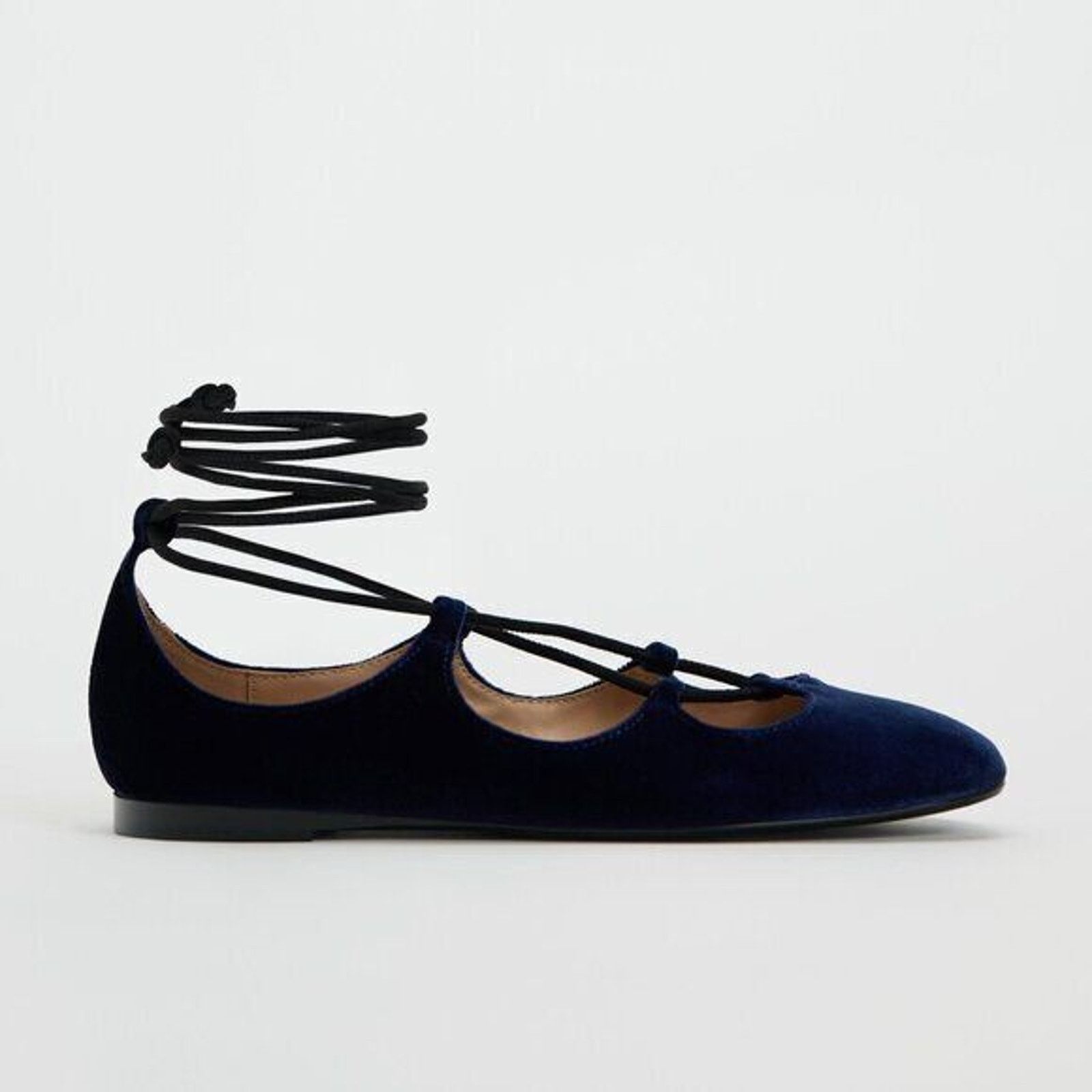 Zara ZARA Flats with Tie Closure NWT Size US 8 / IT 38 - 11 Thumbnail
