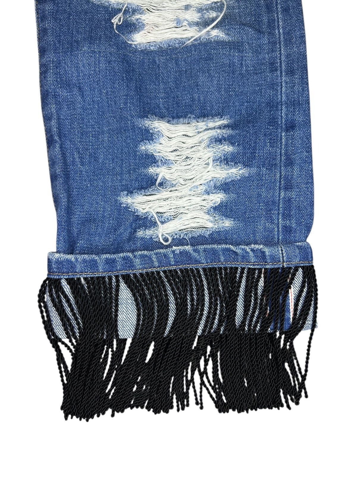 Junya Watanabe S/S 14 Patchwork Fringe Denim Size 28" / US 6 / IT 42 - 8 Thumbnail