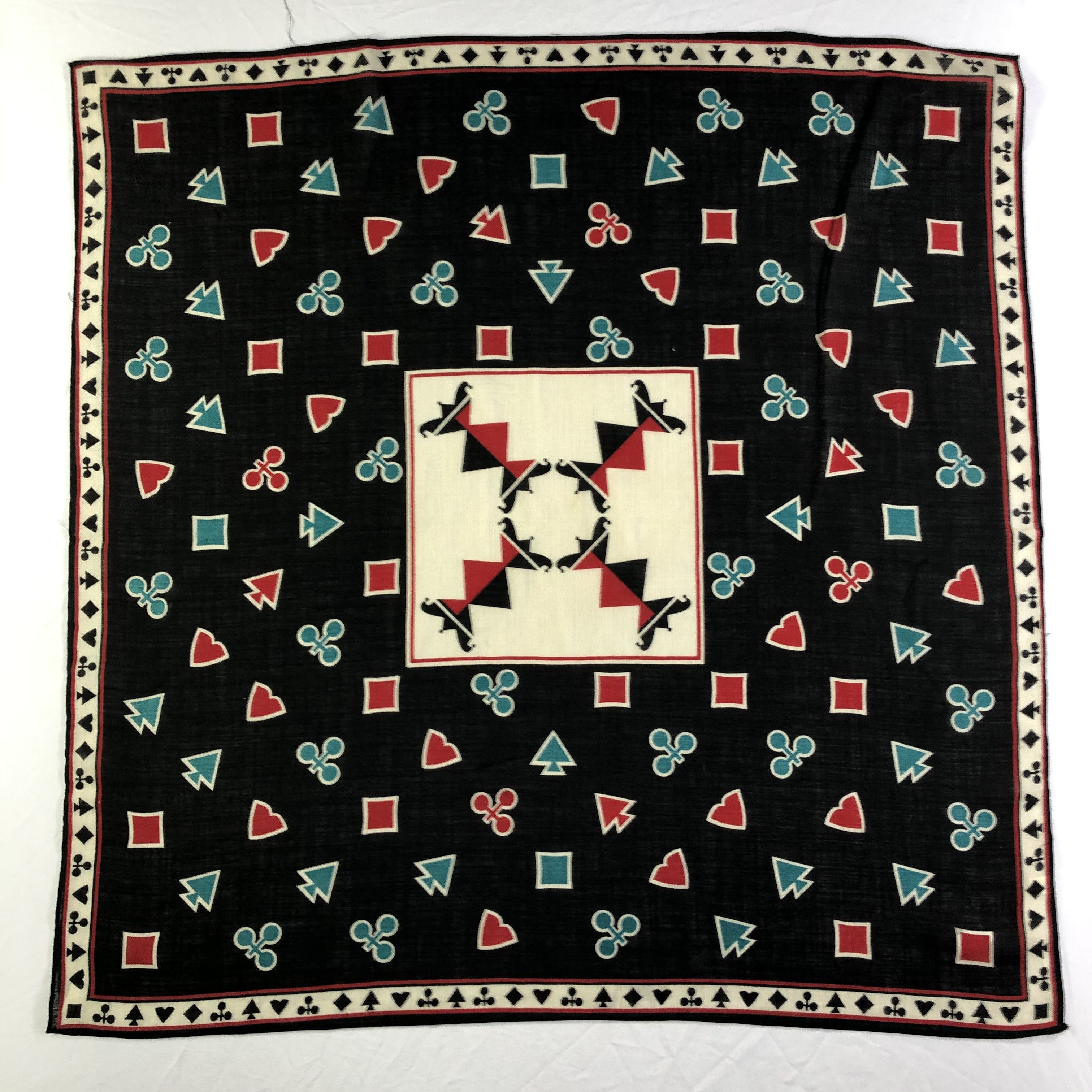 Vintage Vintage Silk Scarf Size ONE SIZE - 2 Thumbnail