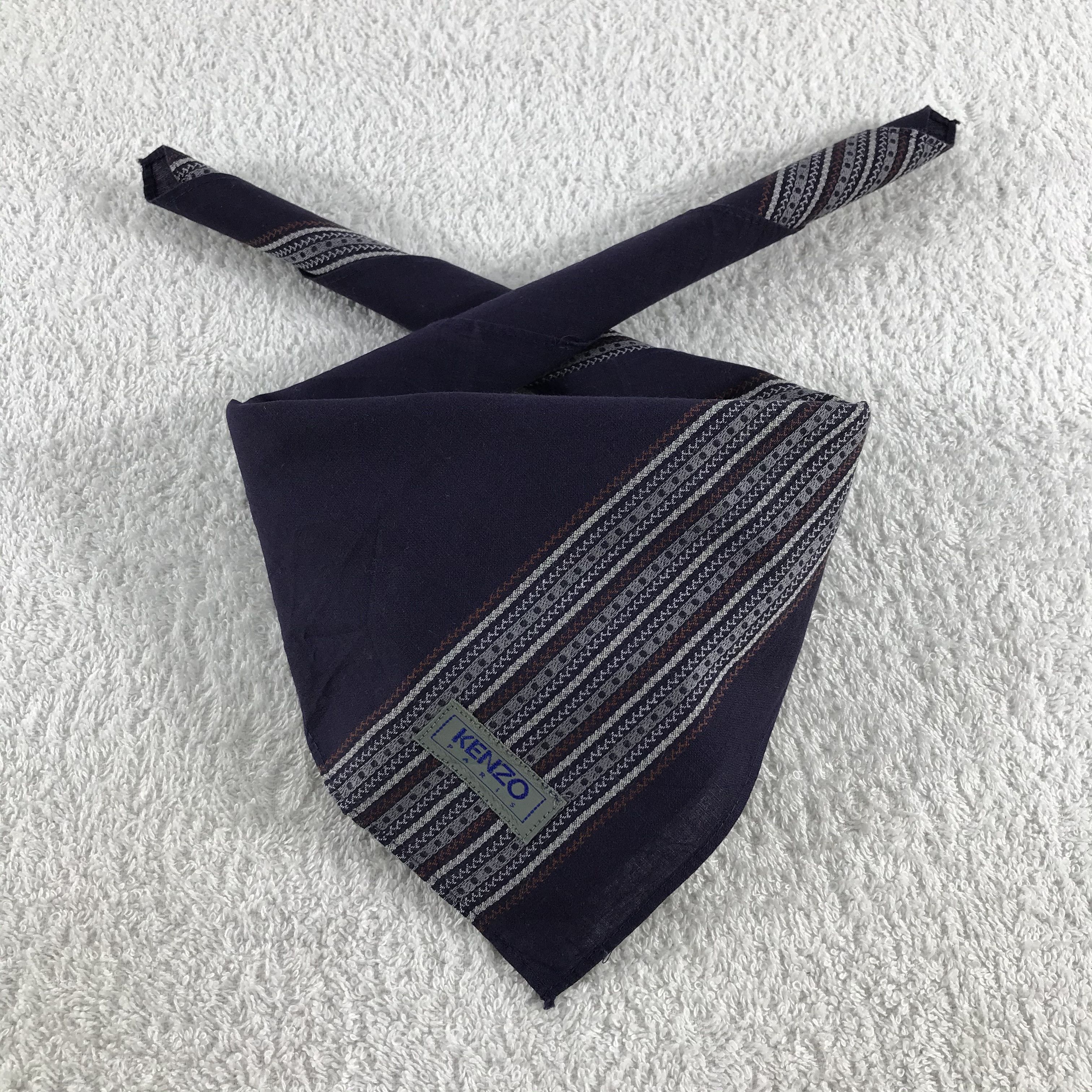 Kenzo × Vintage Kenzo Bandana / Handkerchief / Neckerchief - S316 Size ONE SIZE - 3 Thumbnail