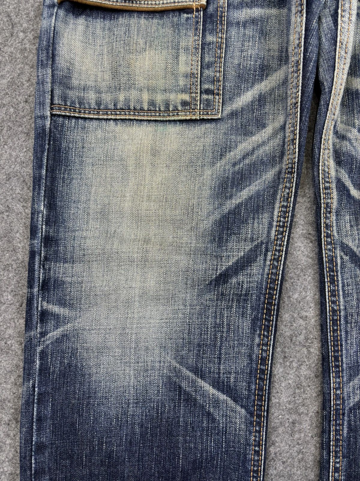 Edwin 💥Thrashed💥Sick Edwin Raw Fades Bush Denim F940 Size US 32 / EU 48 - 6 Thumbnail