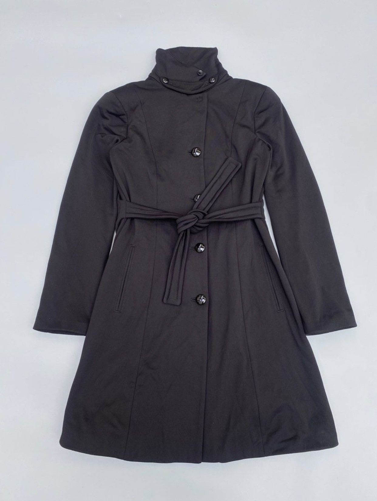 Emporio Armani Emporior Armani Assymetrical Collar Coat Size US XS / EU 42 / 0 - 3 Thumbnail