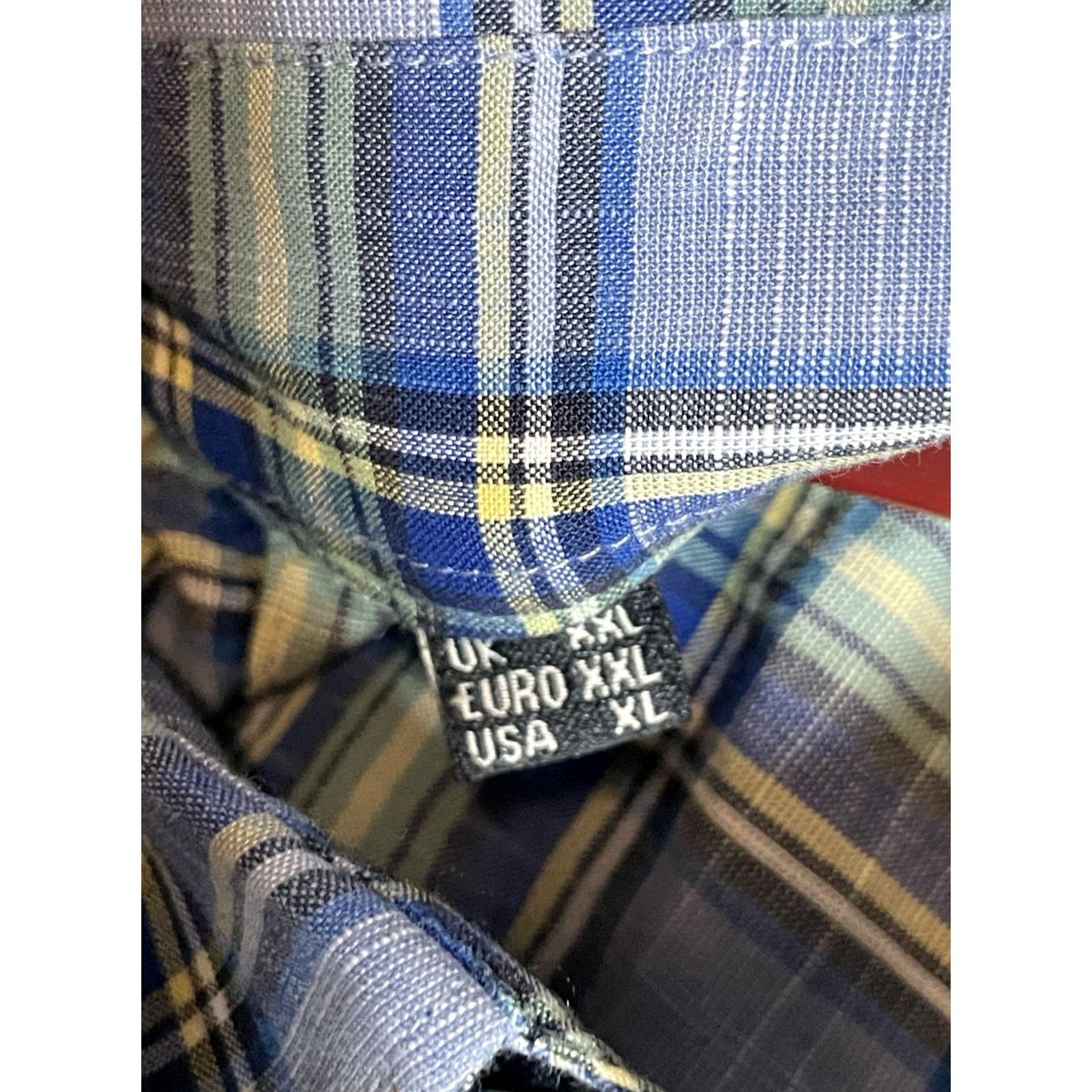 Barbour Barbour Shirt Button-Up 100% Cotton Tailored Fit Blue Plaid XL Men's Button-Down Collar Vintage No Size US XL / EU 56 / 4 - 4 Thumbnail