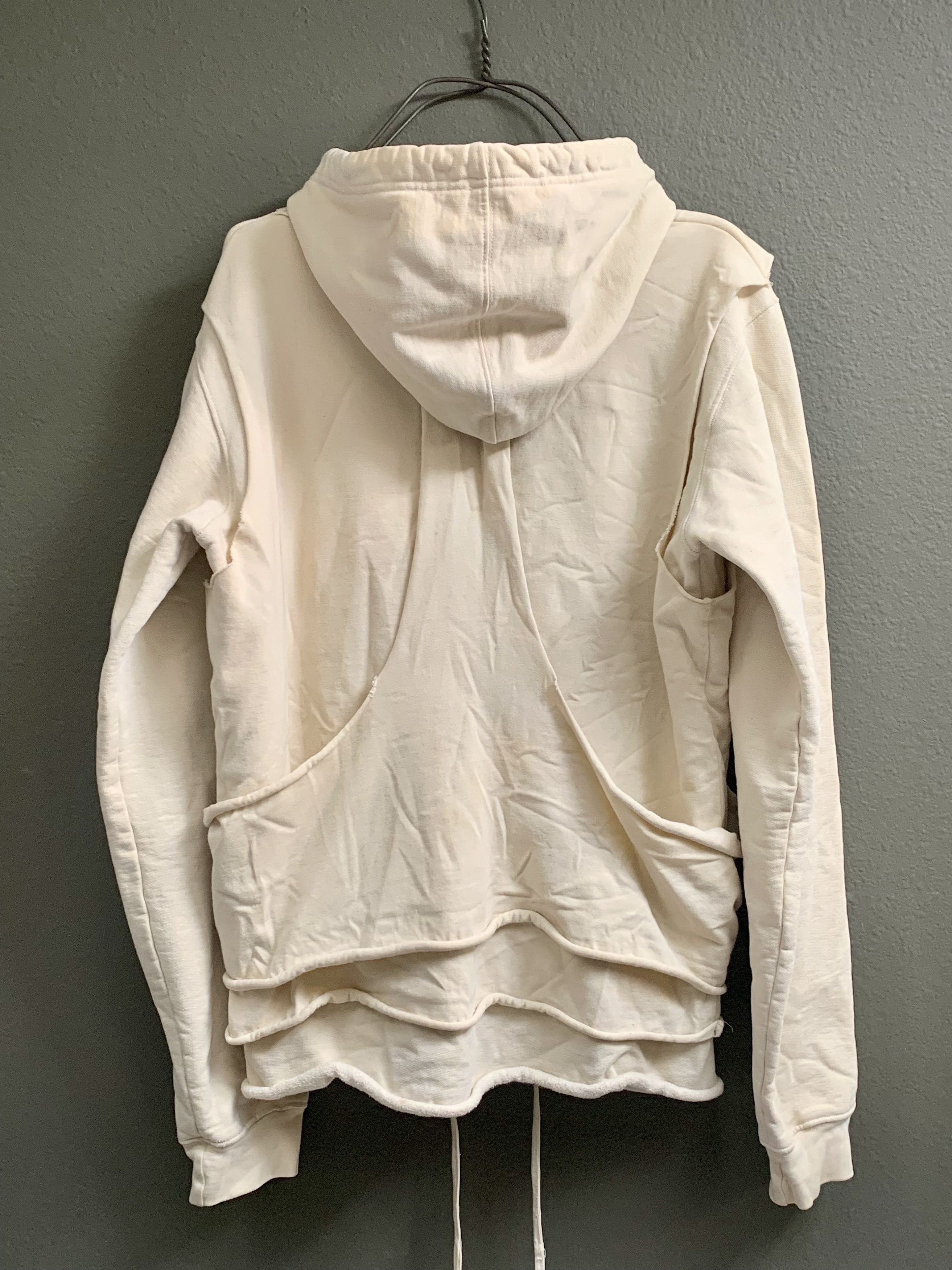 Rick Owens Rick Owens SLAB Layered Leather Hoodie Size US M / EU 48-50 / 2 - 2 Thumbnail