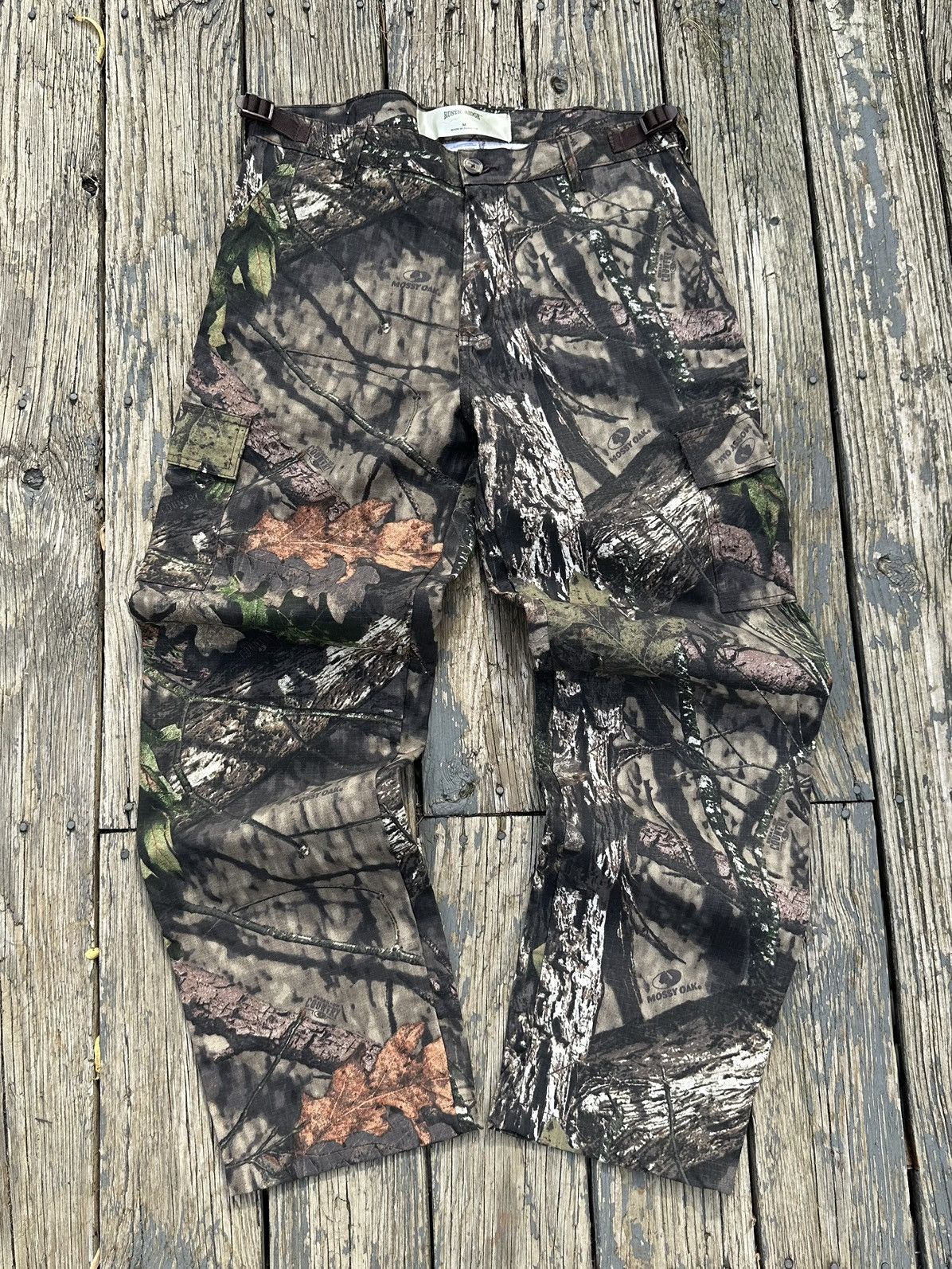 image of Mossy Oaks x Realtree Crazy Y2K Baggy Mossy Oak Realtree Camo Cargo Pants New in Mossy Oak Camo (Si