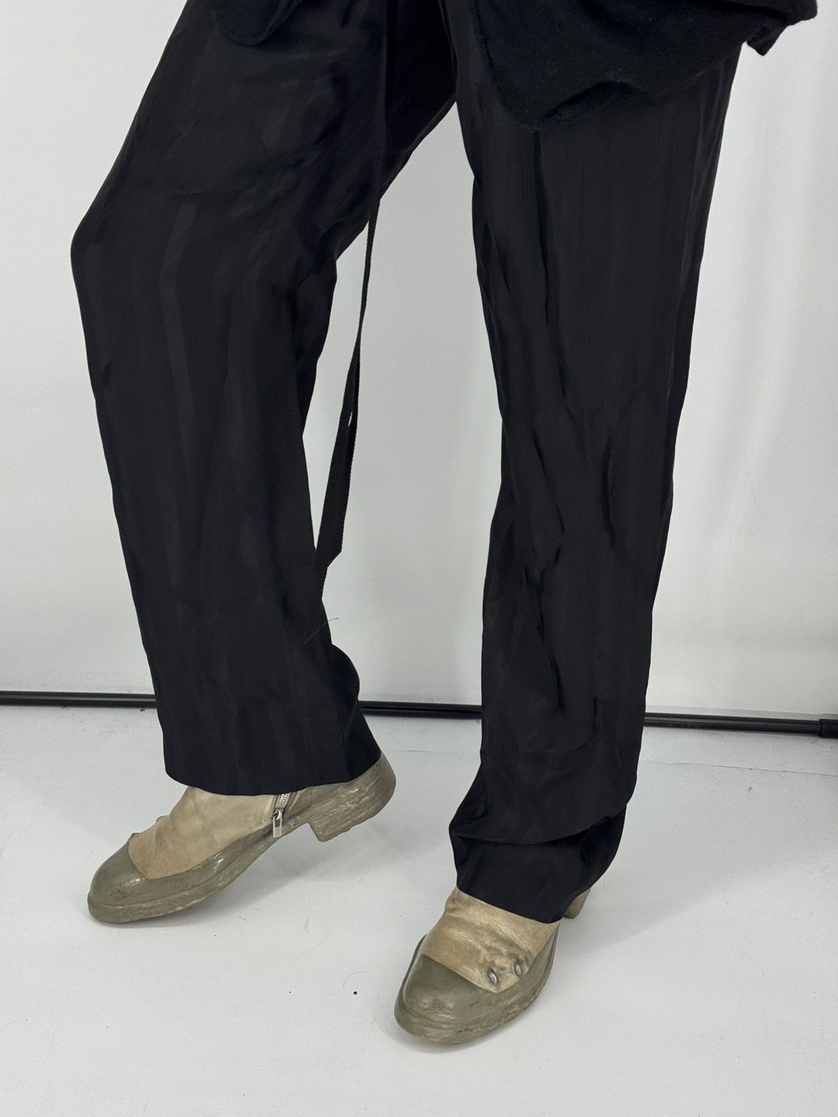 Ann Demeulemeester Ann Demeulemeester Wide Leg Trousers Size US 30 / EU 46 - 3 Thumbnail