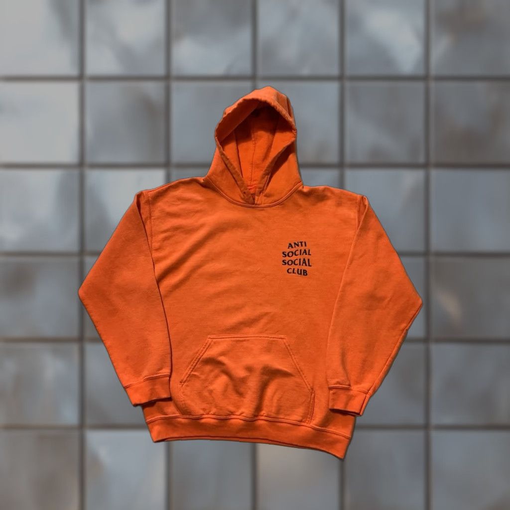 Anti Social Social Club **ANTI SOCIAL SOCIAL CLUB MEN'S ORANGE MEDIUM HOODIE** User: New title: **ANTI SOCIAL SOCIAL CLUB MEN'S ORANGE FLEECE HOODIE MEDIUM** Size US M / EU 48-50 / 2 - 1 Thumbnail