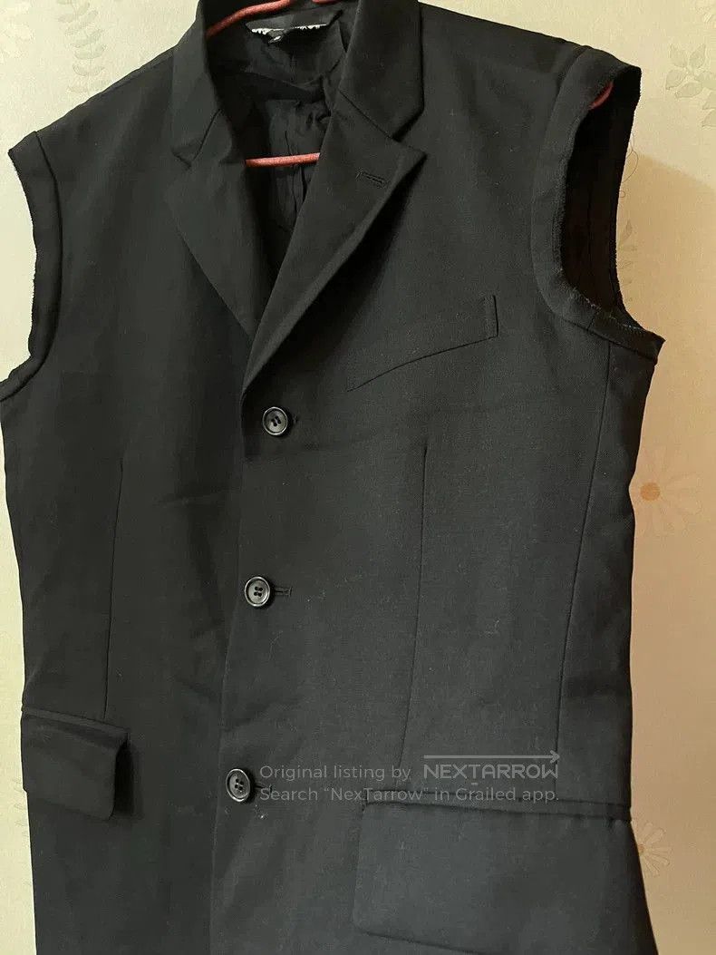 Comme des Garcons CDG BLACK Men's Wool Sleeveless Vest. Size US S / EU 44-46 / 1 - 2 Thumbnail
