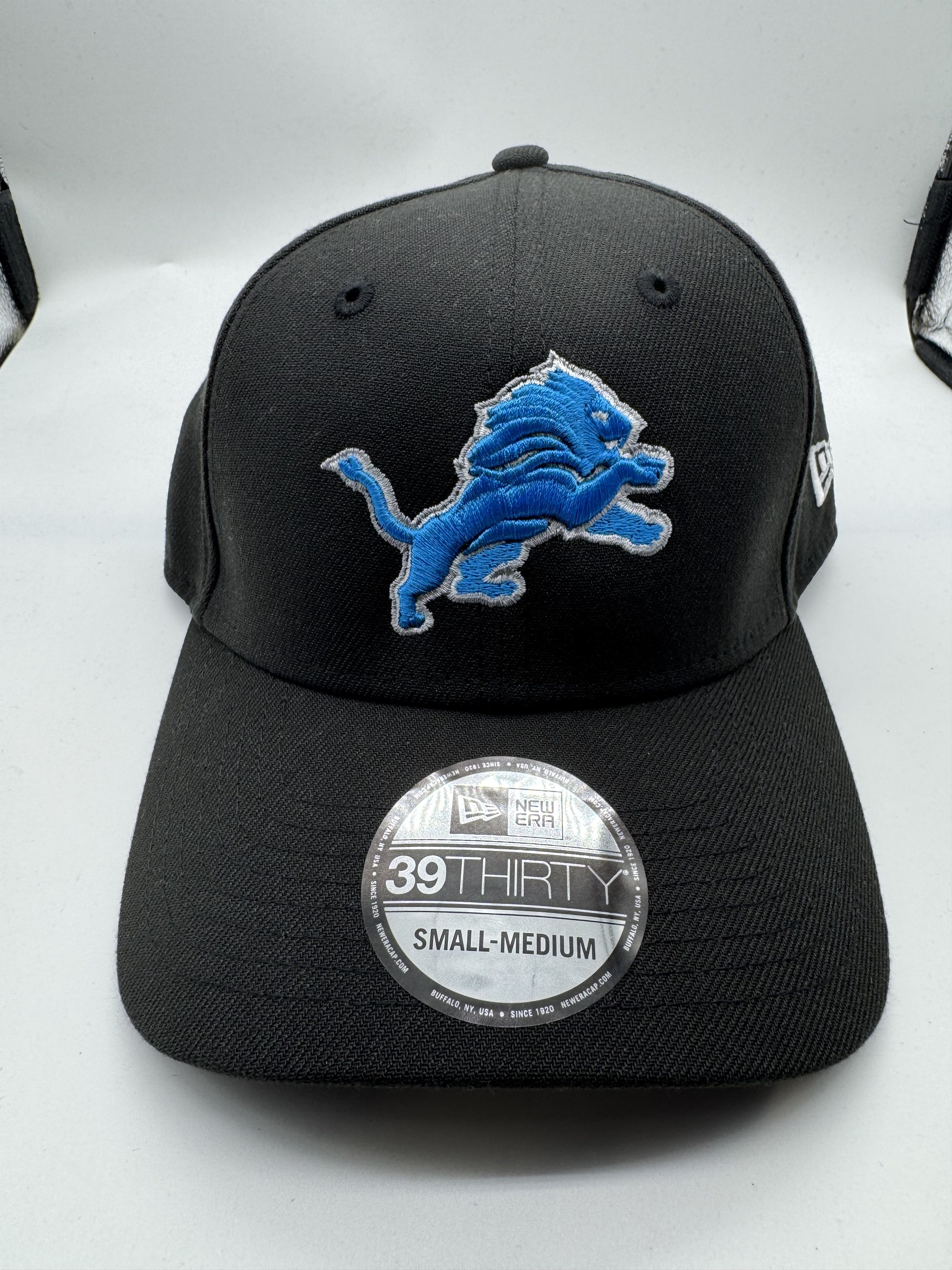New Era New Era Detroit Lions Black Hat Cap Size Small-Medium New Size ONE SIZE - 1 Thumbnail