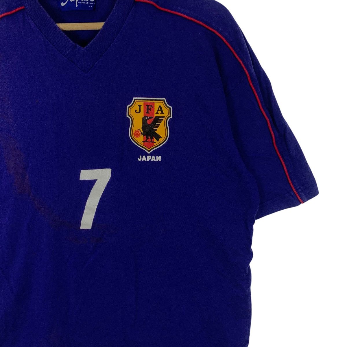 Vintage Vintage JAPAN HIDETOSHI NAKATA No 7 Football Legend Tee Size US L / EU 52-54 / 3 - 7 Thumbnail