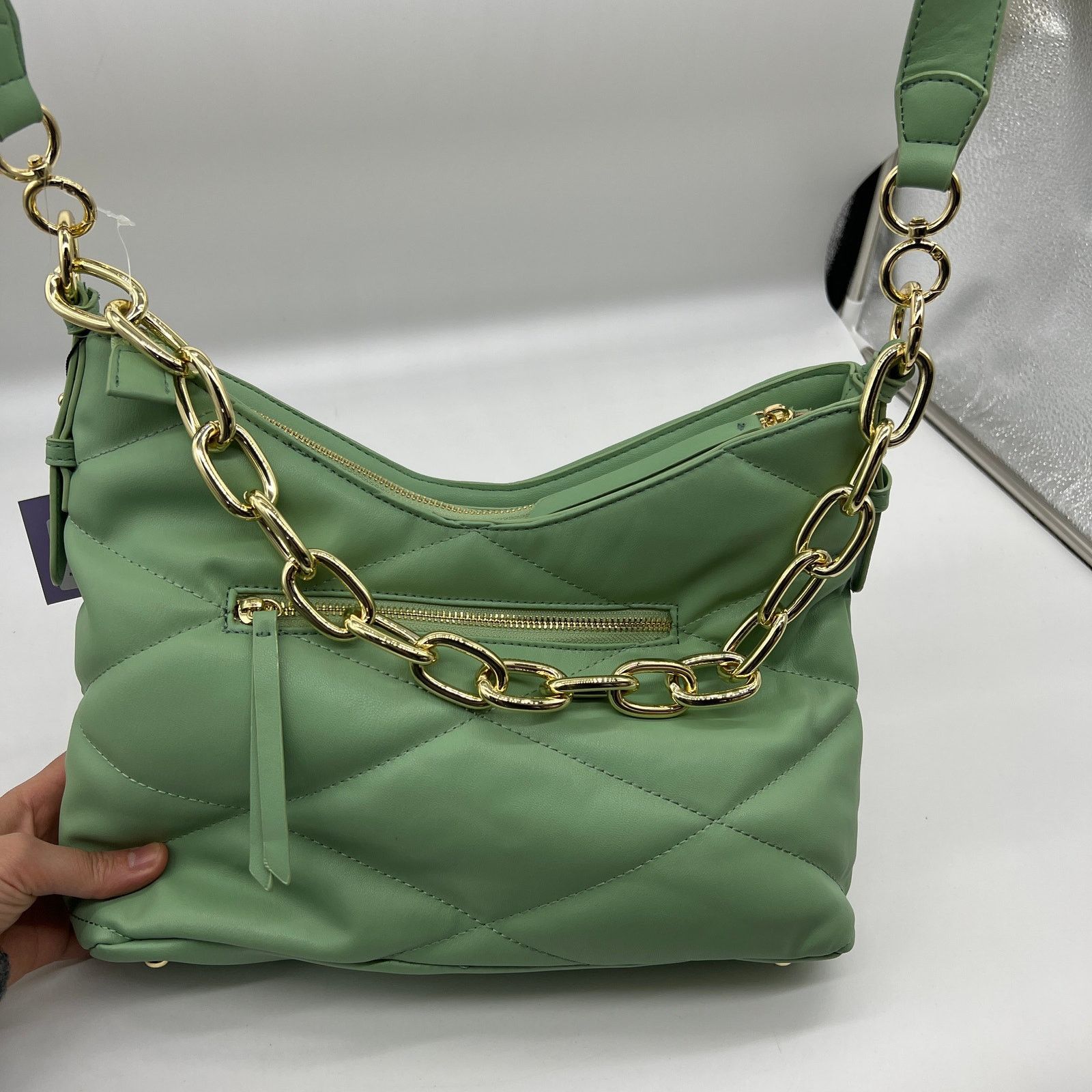 Other House of Want Convertible RFID Hobo Bag Green Fig Size ONE SIZE - 2 Thumbnail