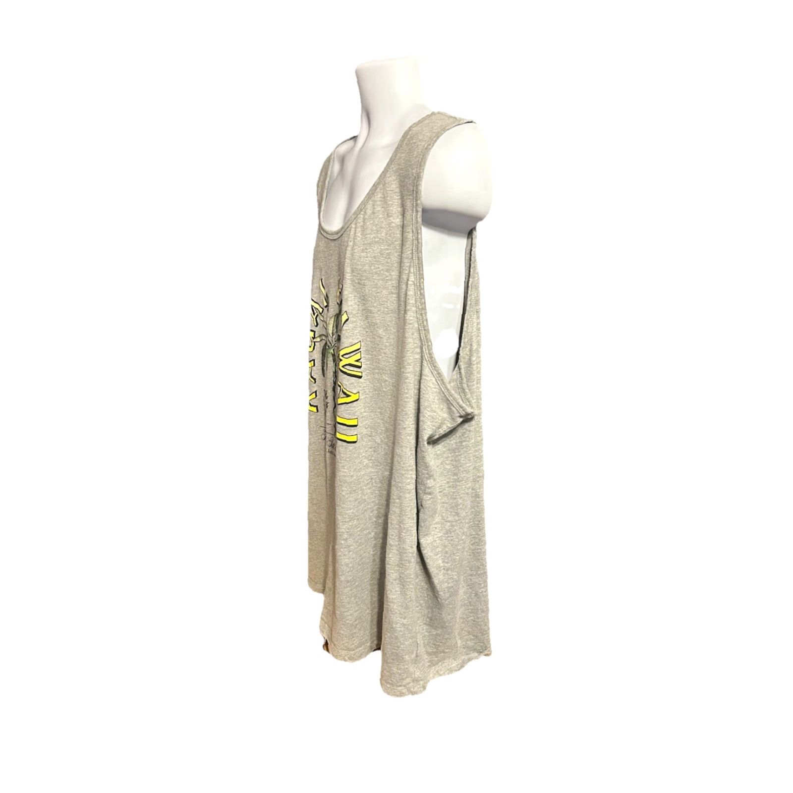 Old Navy Old Navy Kauai Hawaii Tank Top Men 4XL Heather Gray Beach Shirt Sleeveless Crew Neck Summer All Seasons Hawaii 4XL Mens Gray Tank Top Size US XXL / EU 58 / 5 - 3 Thumbnail
