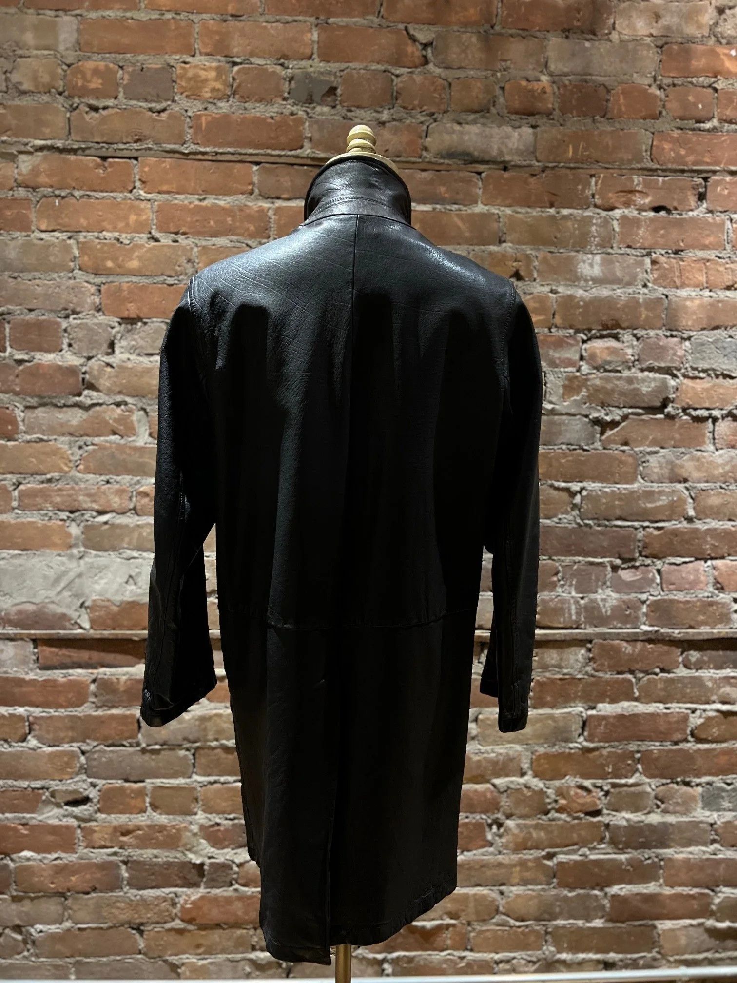 Prada Prada Men’s Long Leather Coat Size US S / EU 44-46 / 1 - 6 Thumbnail