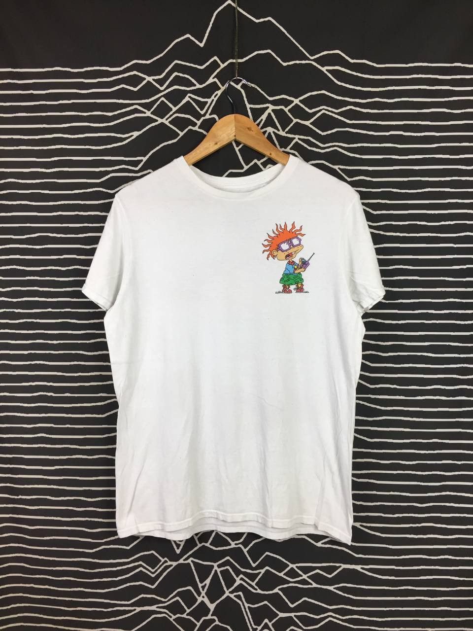 Cartoon Network × Nickelodeon × Vintage Nickelodeon Rugrats Tommy & Chuckie Flying UFO Cartoon Tee Size US M / EU 48-50 / 2 - 7 Thumbnail