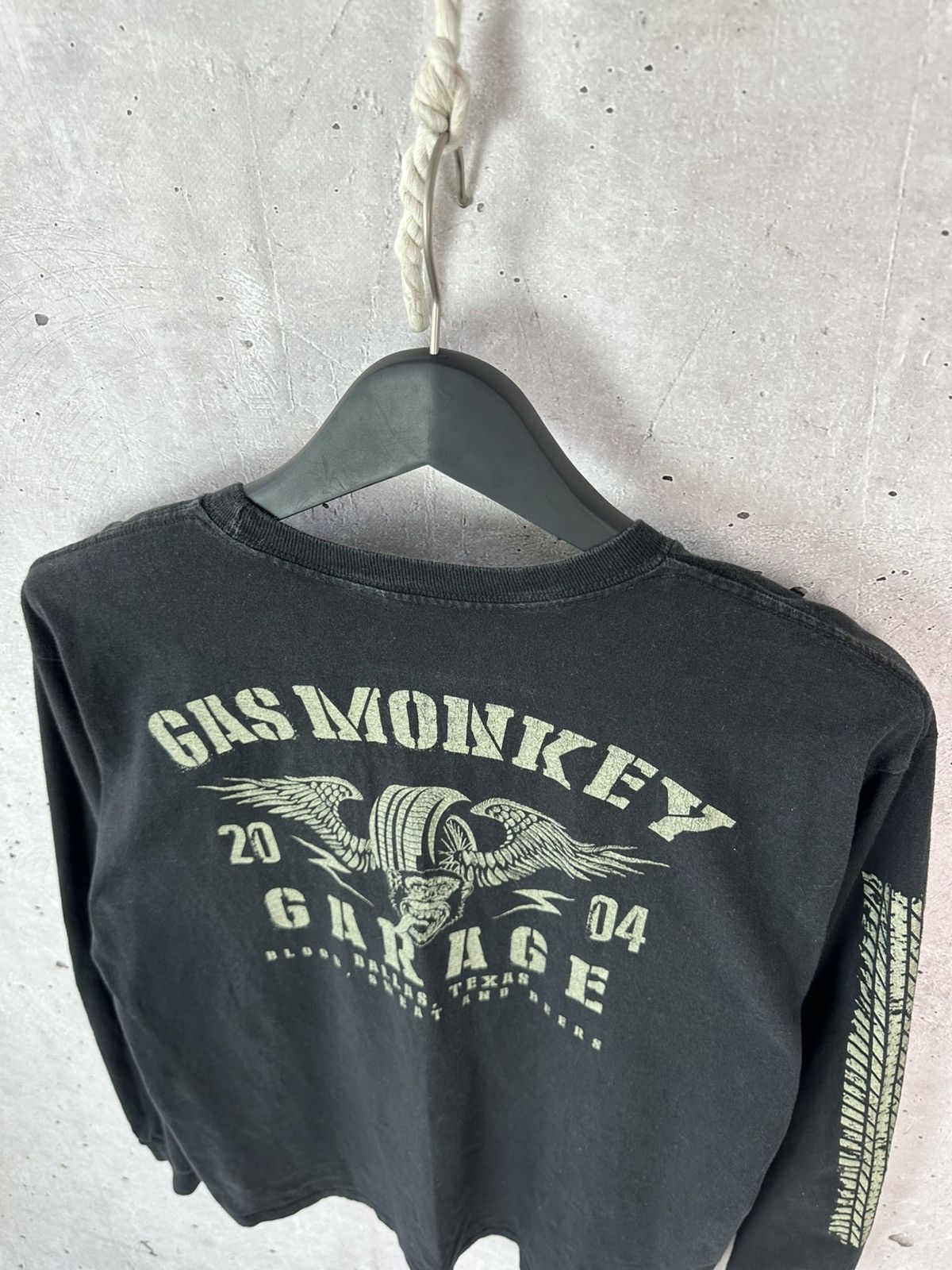Vintage Vintage Gas Monkey Garage Made in USA Long Sleeve Size US L / EU 52-54 / 3 - 6 Thumbnail