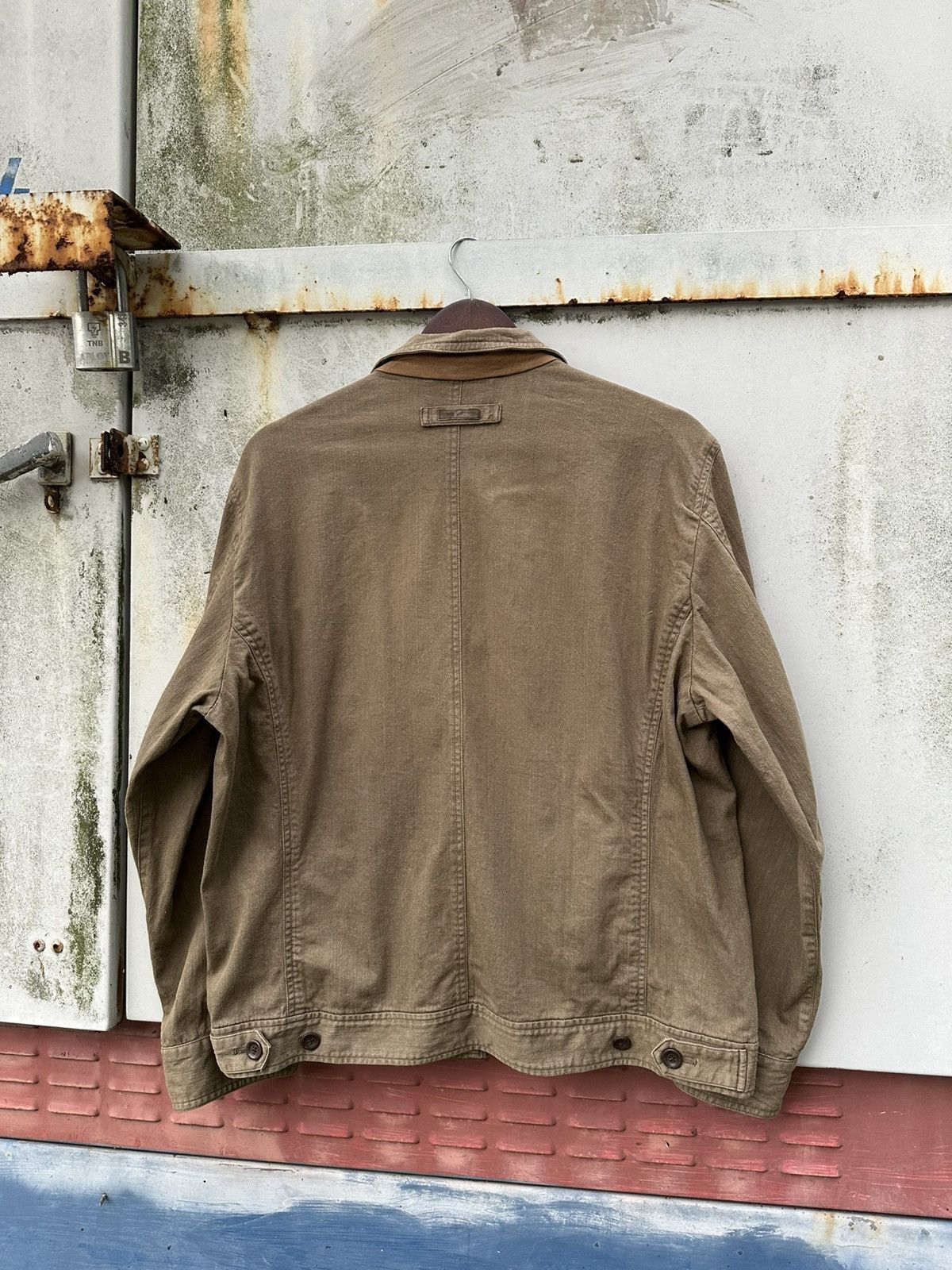 Vintage 👹Vintage Crocodile Classic Brown Detroit Jacket Size US M / EU 48-50 / 2 - 6 Thumbnail