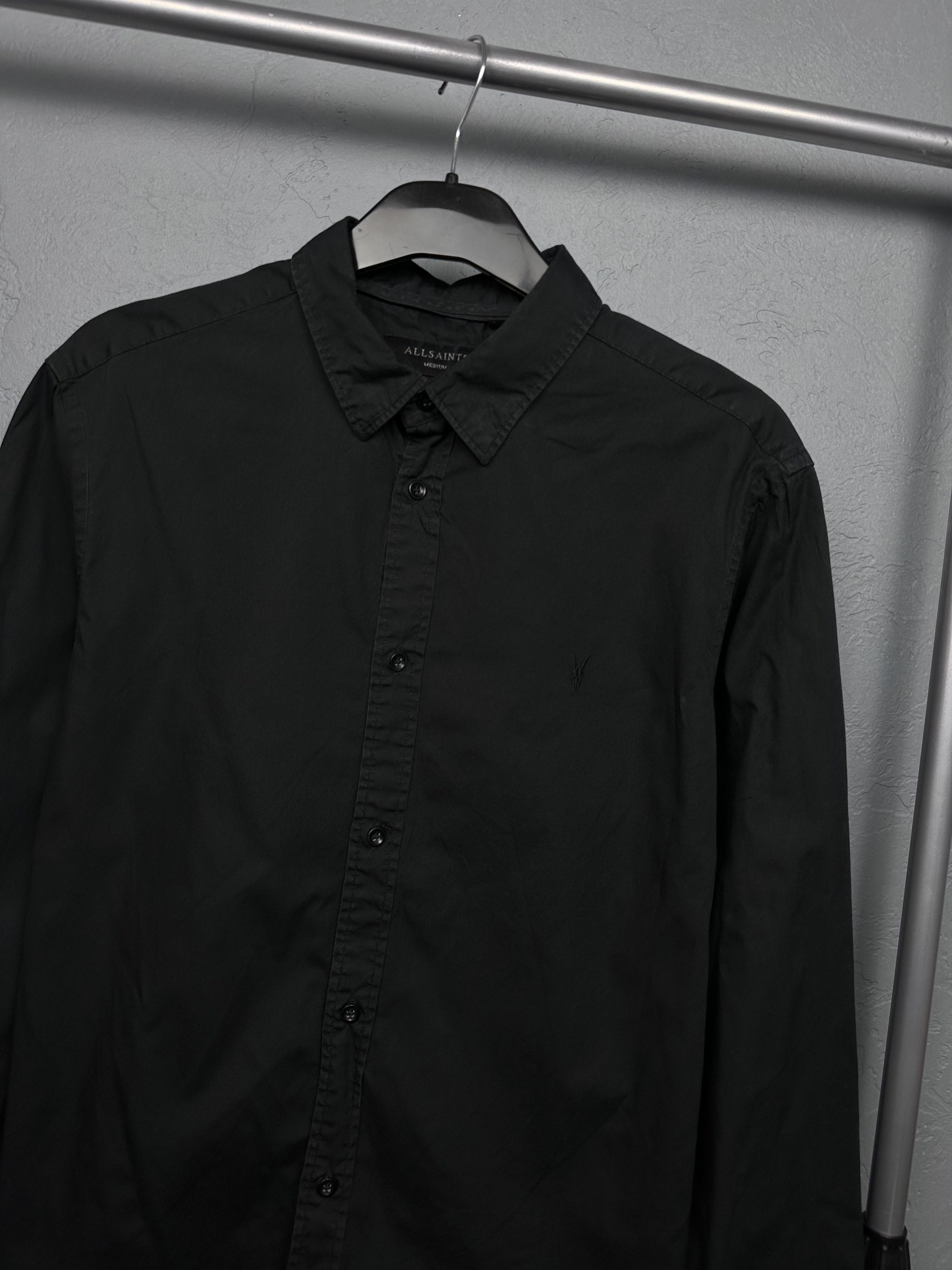 Allsaints Allsaints Mens Redondo Long Sleeve Shirt Size US M / EU 48-50 / 2 - 2 Thumbnail