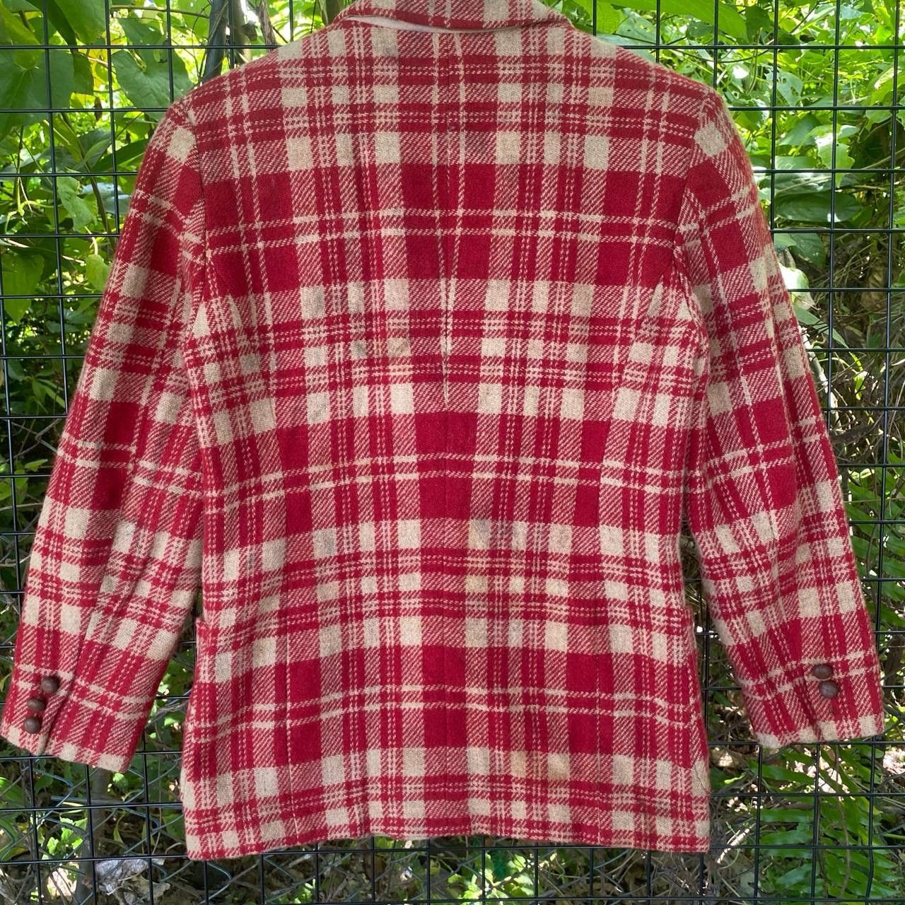 Designer × Mademoiselle Non Non × Vintage Vintage Mademoiselle Non non Checkered Board Coat Jacket Size US S / EU 44-46 / 1 - 9 Thumbnail