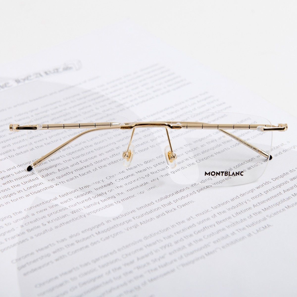 Montblanc MONTBLANC MB0215O 001 GLASSES Size ONE SIZE - 6 Thumbnail