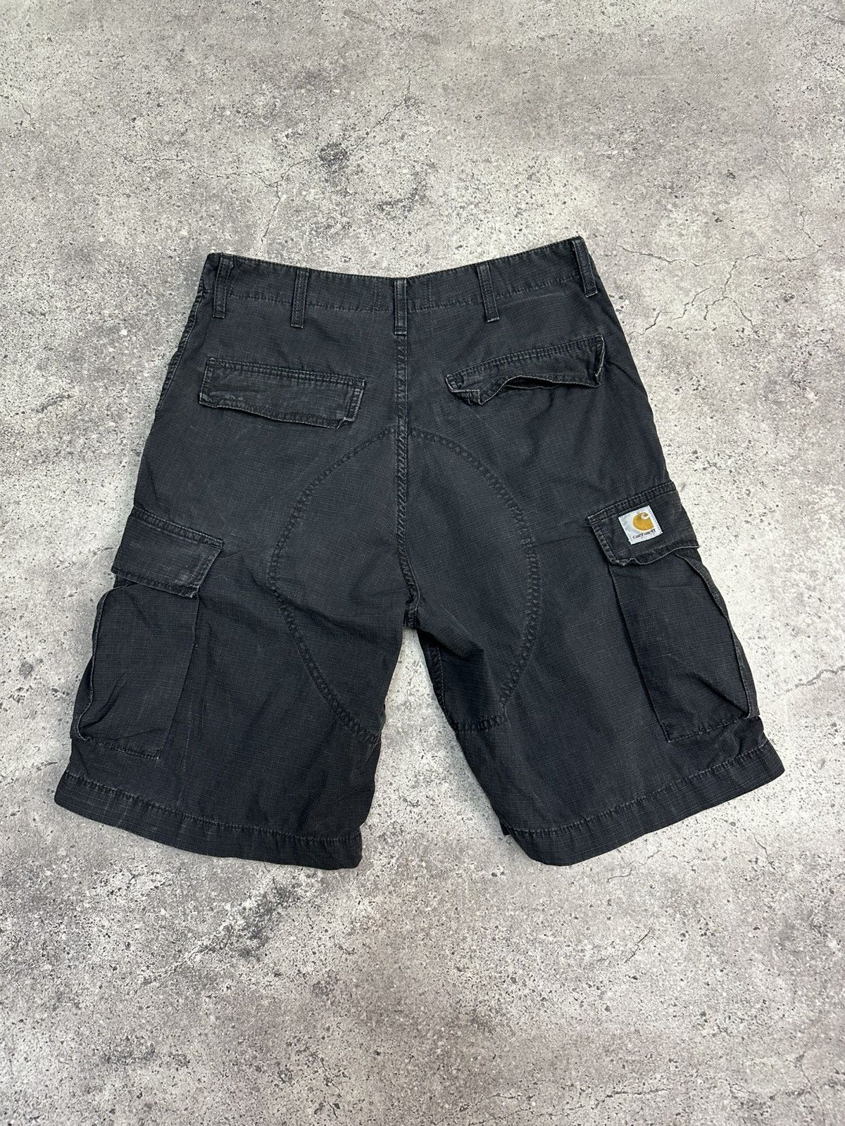 Carhartt Vintage Carhartt Aviation Cargo Shorts Distressed Black Y2K Size US 30 / EU 46 - 3 Thumbnail