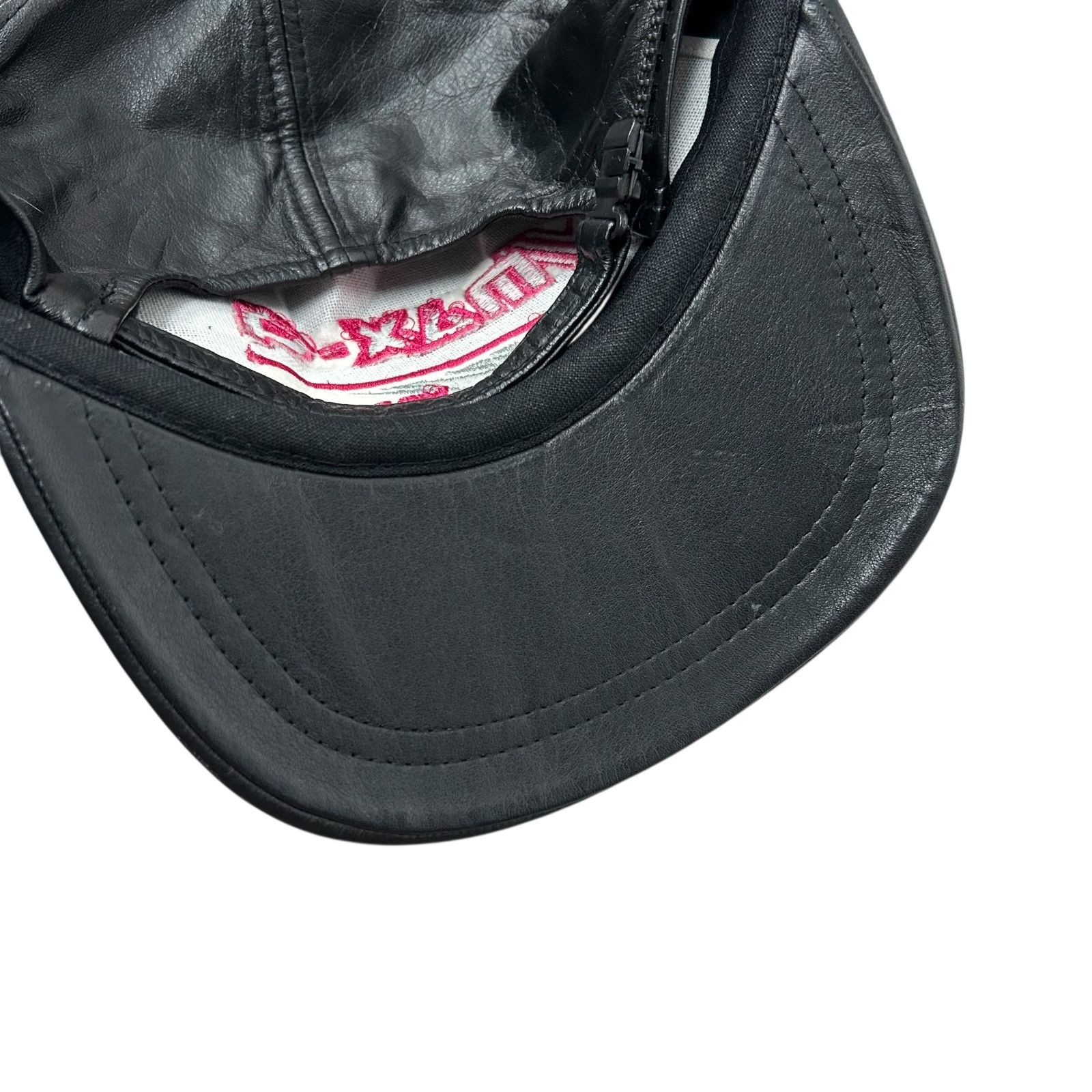 Yamaha RARE VTG 90s VMAX 4 SNOWMOBILE LEATHER HAT CAP ONE SIZE Size ONE SIZE - 7 Thumbnail