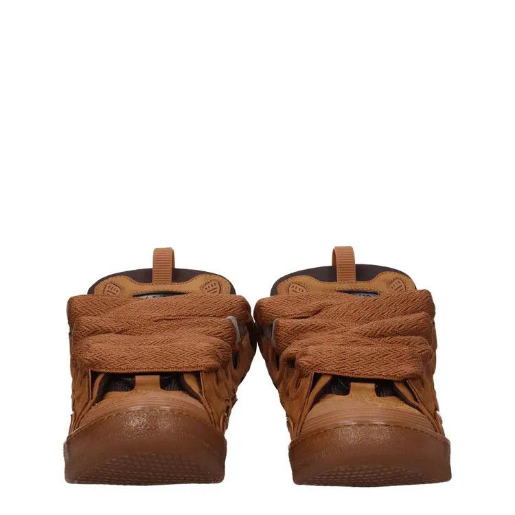 Lanvin oc11z0325 Curb Low-Top Sneakers in Brown Size US 9.5 / EU 42-43 - 3 Thumbnail