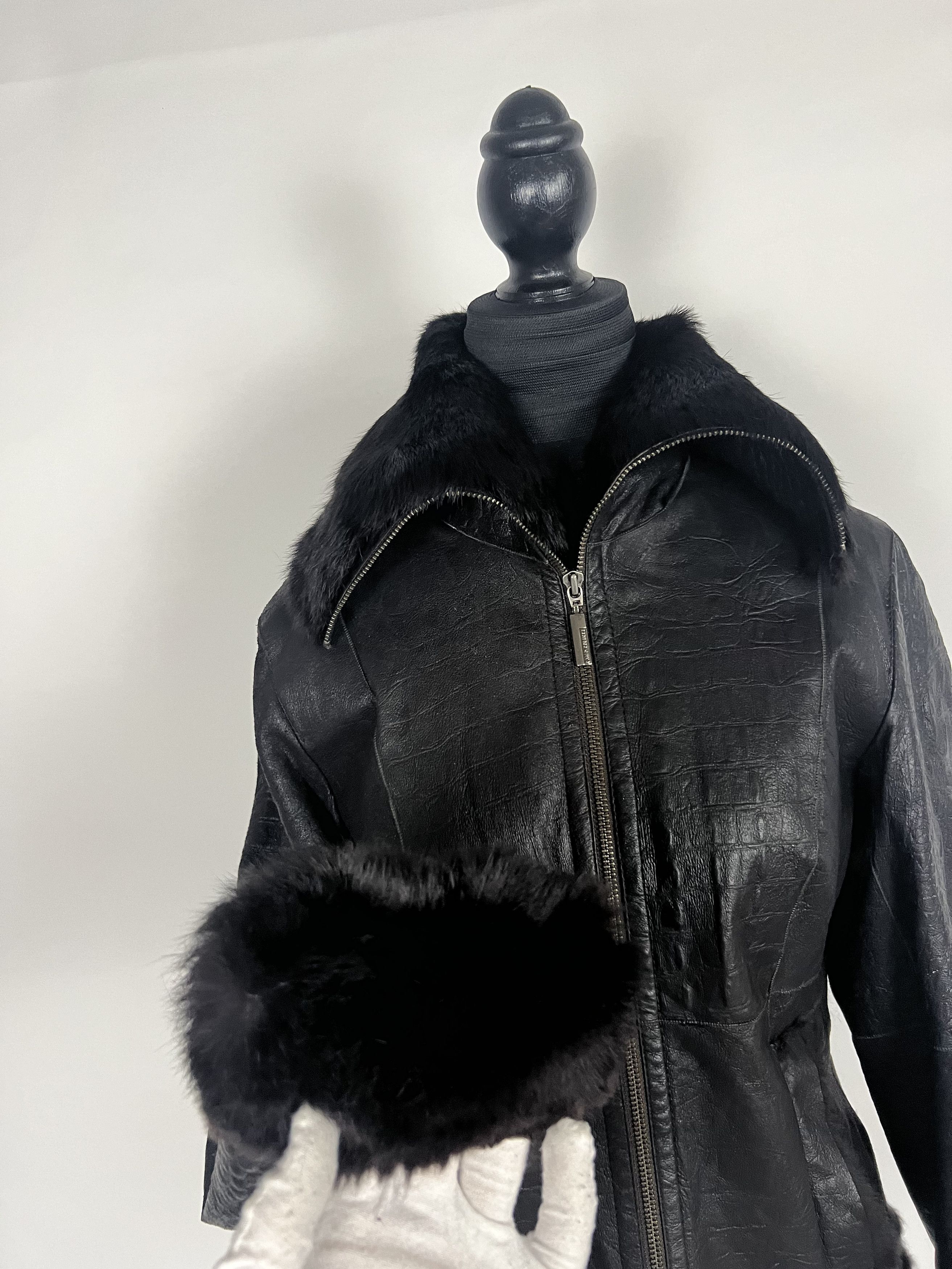 Carlo Colucci carlo colucci fur jacket leather size XS Size XS / US 0-2 / IT 36-38 - 3 Thumbnail
