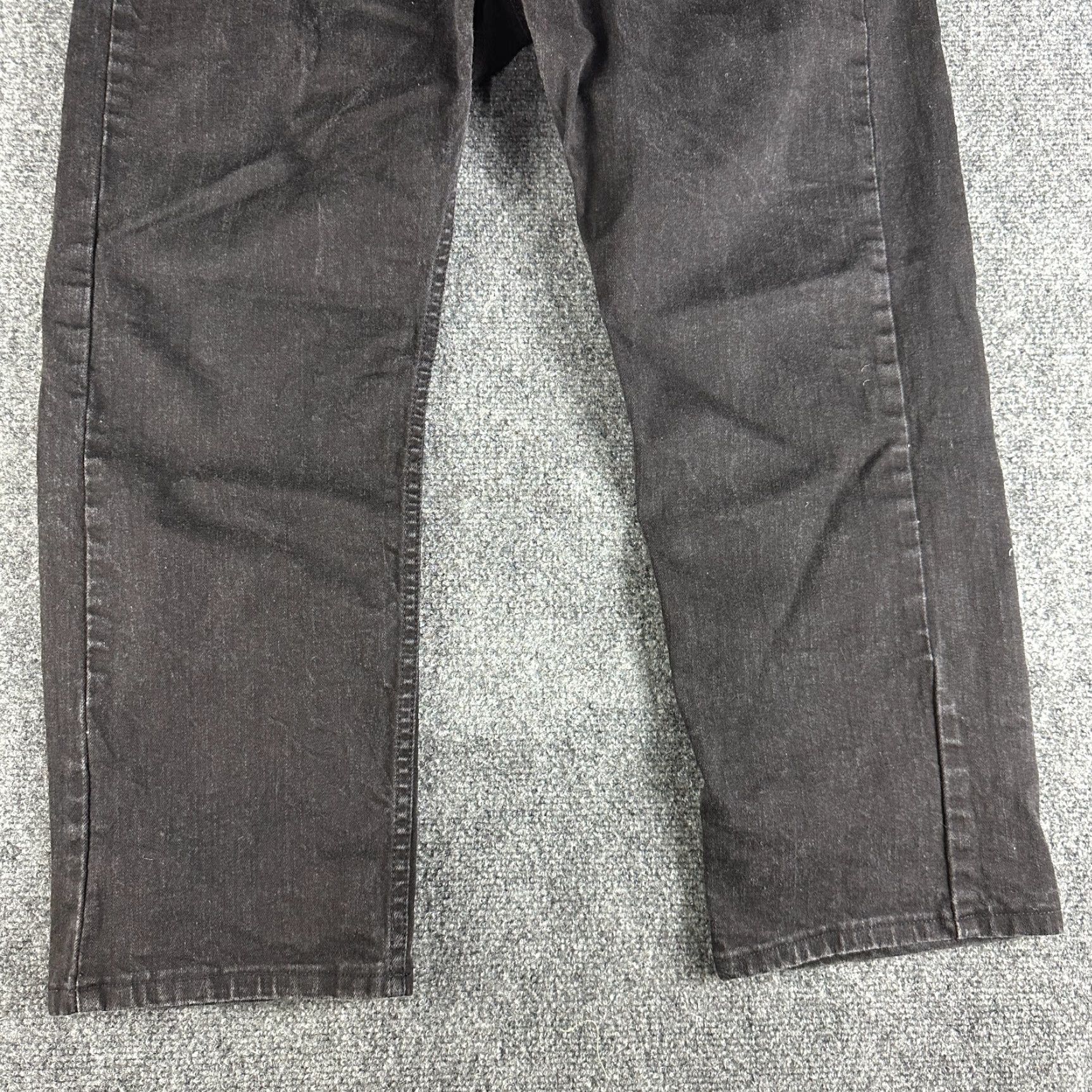 Levi's Levi's 505 Jeans Mens 34 Black Cotton Stretch Straight Leg 5-Pocket Denim Modern Classic Size US 34 / EU 50 - 2 Thumbnail
