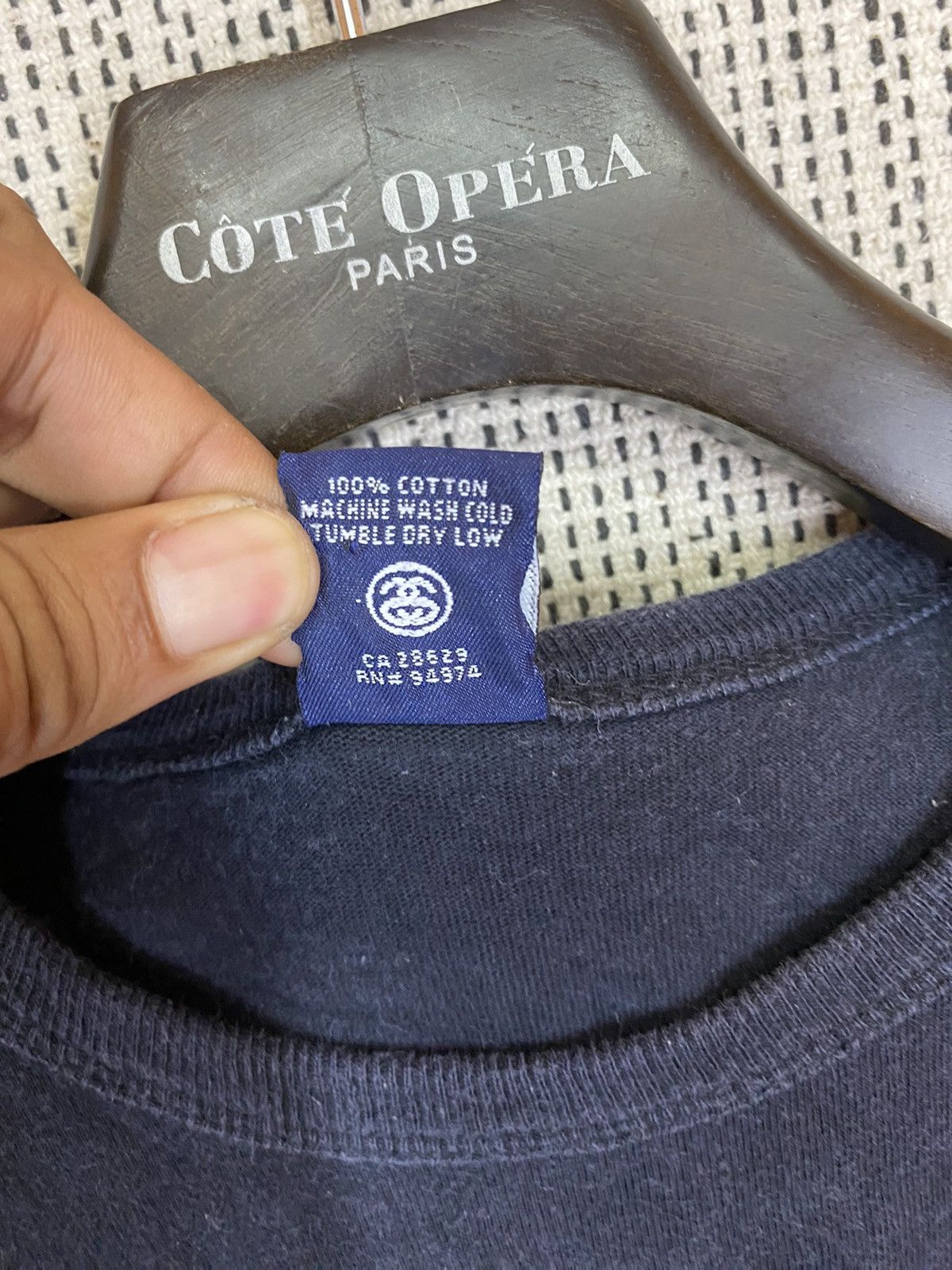 Stussy × Vintage Stussy center logo tshirt size s simple logo Size S / US 4 / IT 40 - 4 Thumbnail
