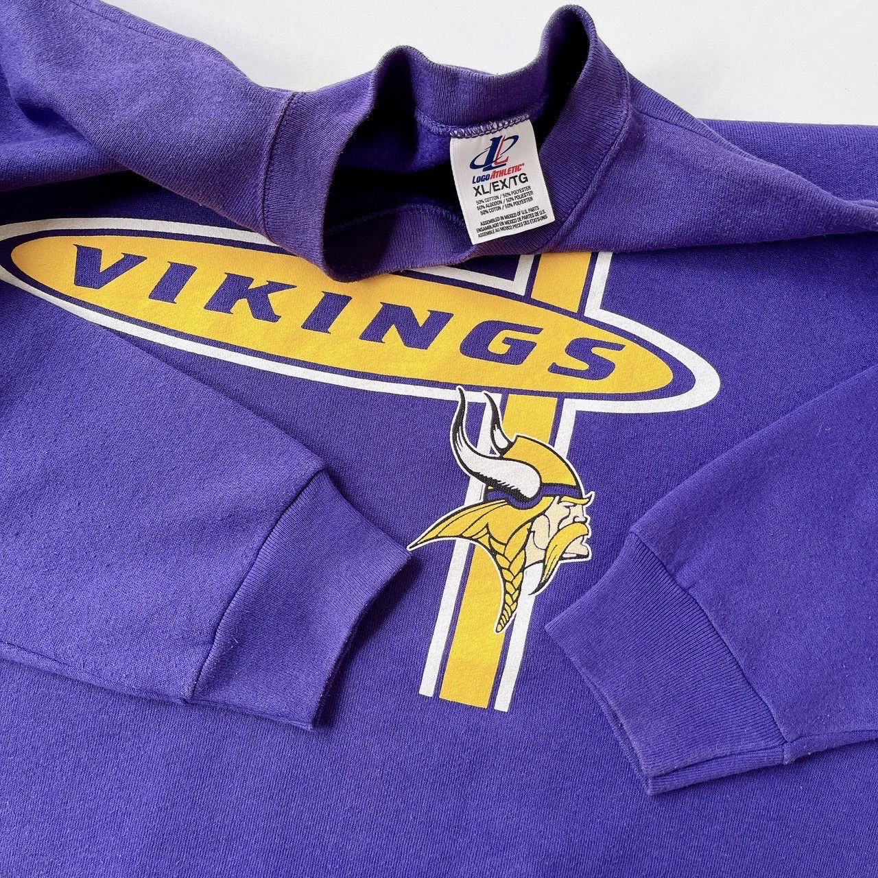 Vintage 90s Minnesota Vikings NFL sweatshirt/ XL Size US XL / EU 56 / 4 - 8 Thumbnail