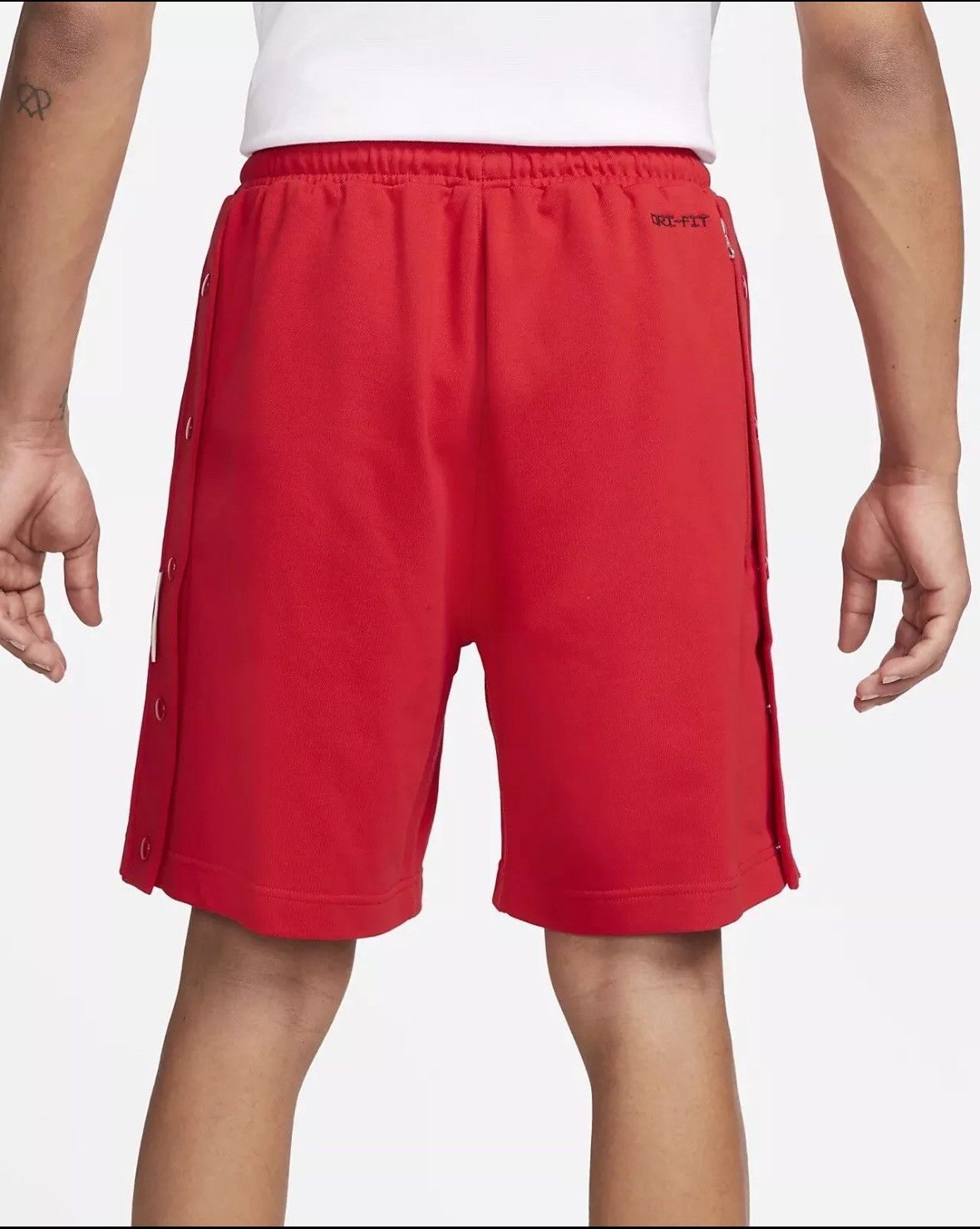 Nike Nike Dri-FIT Standard Issue 8" Basketball Shorts Red Men`s Size US 32 / EU 48 - 5 Thumbnail