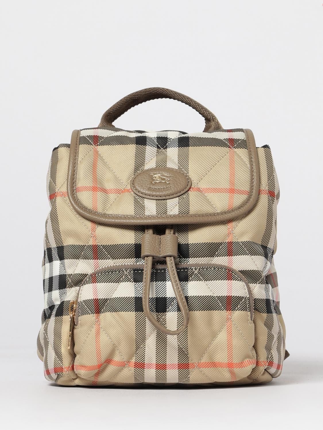 Burberry Burberry Backpack Woman Beige Size ONE SIZE - 1 Thumbnail