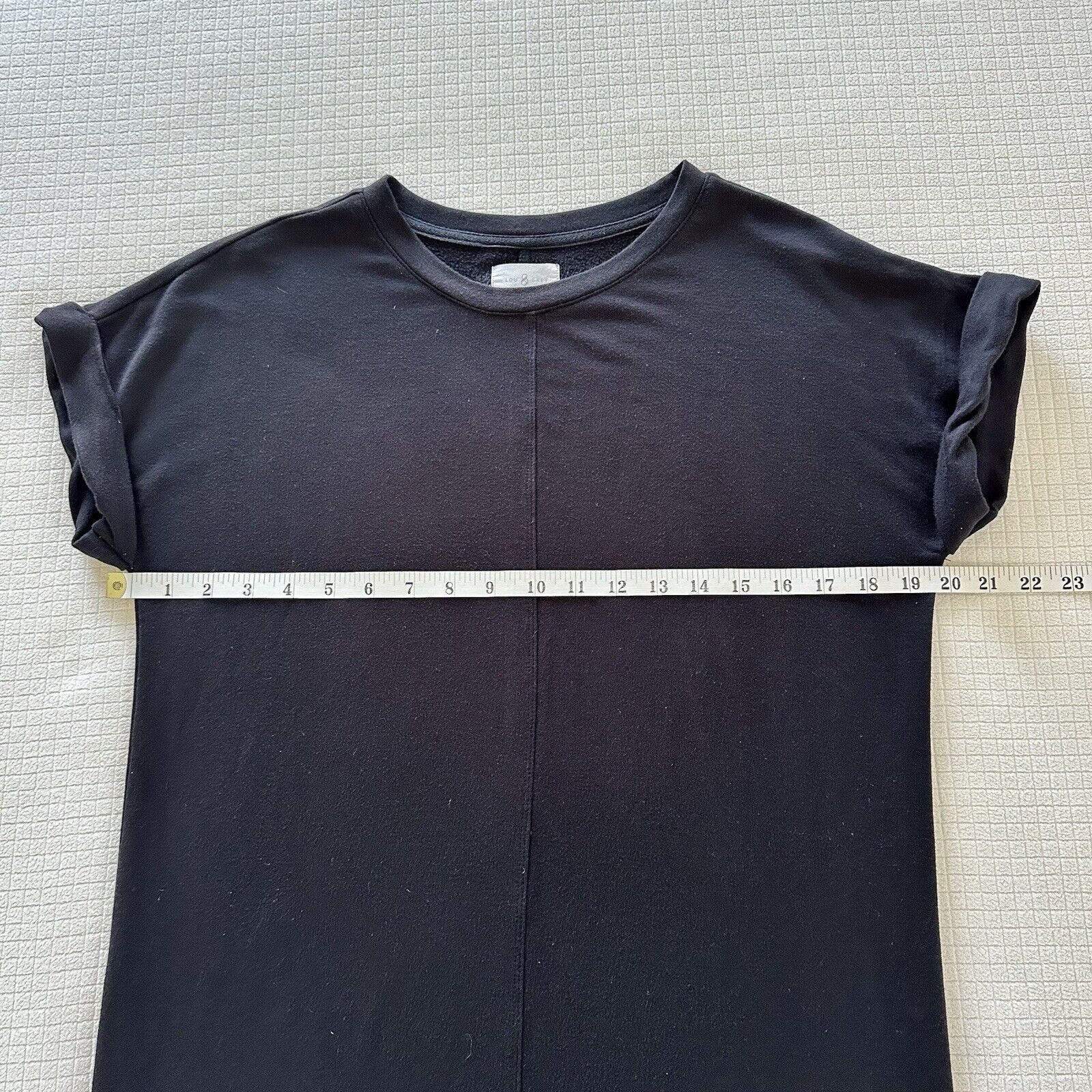 Lou & Grey Lou & Grey Signature Soft Black T-Shirt Dress Size Small Size S / US 4 / IT 40 - 6 Thumbnail
