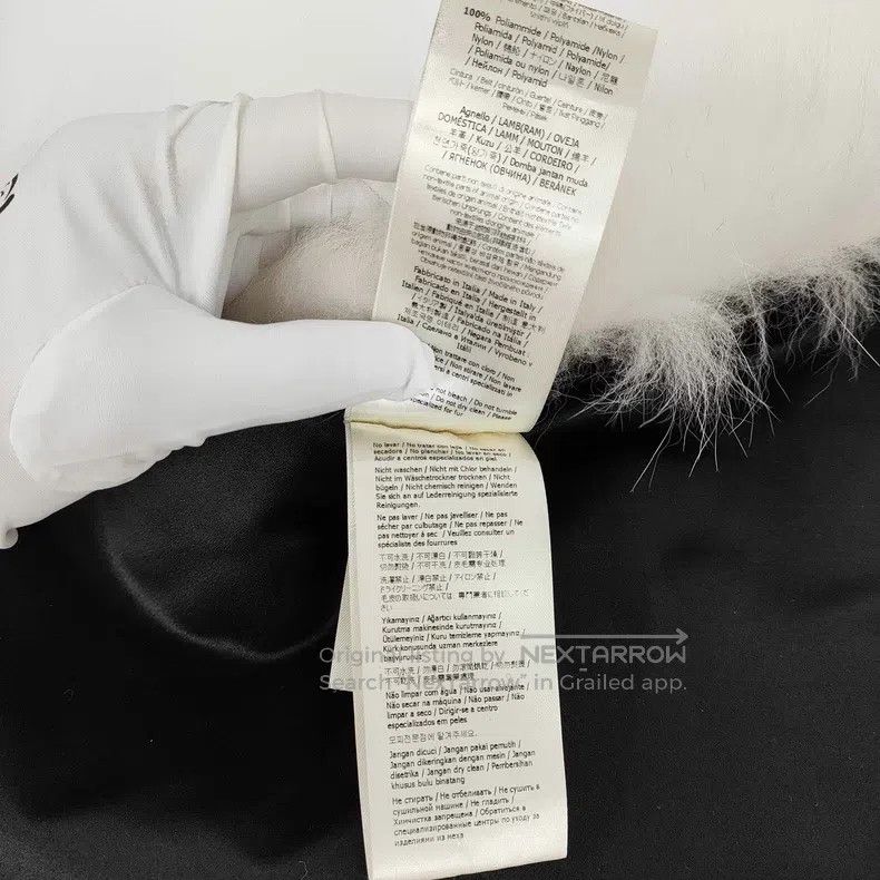Fendi Fendi Black and white fur shawl Size ONE SIZE - 5 Thumbnail
